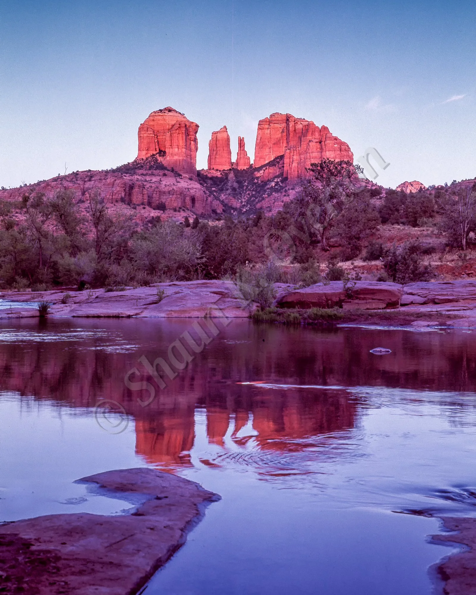Cathedral Rock and Oak Creek, Sedona AZ