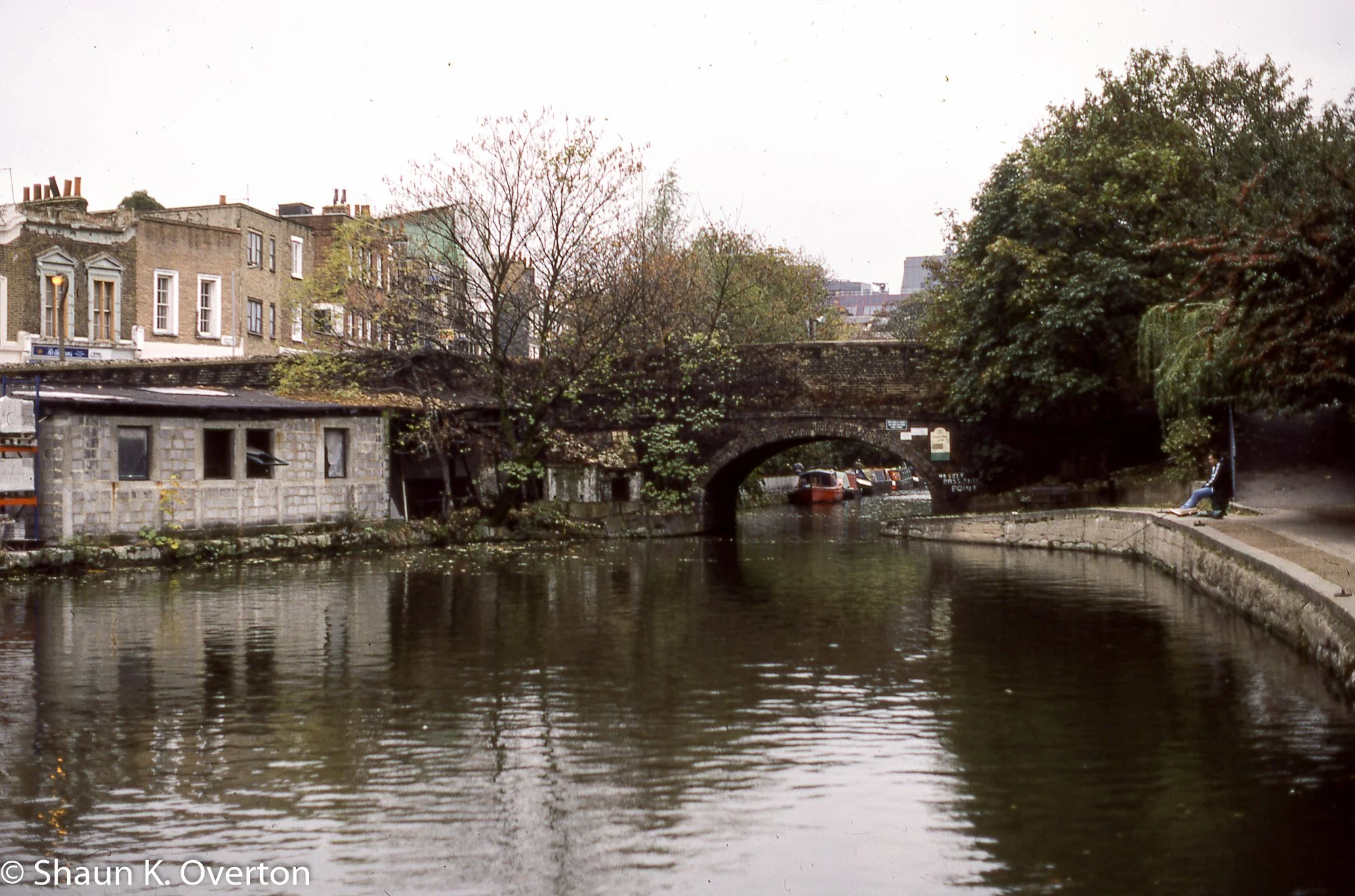 Peaceful city canal - London, UK