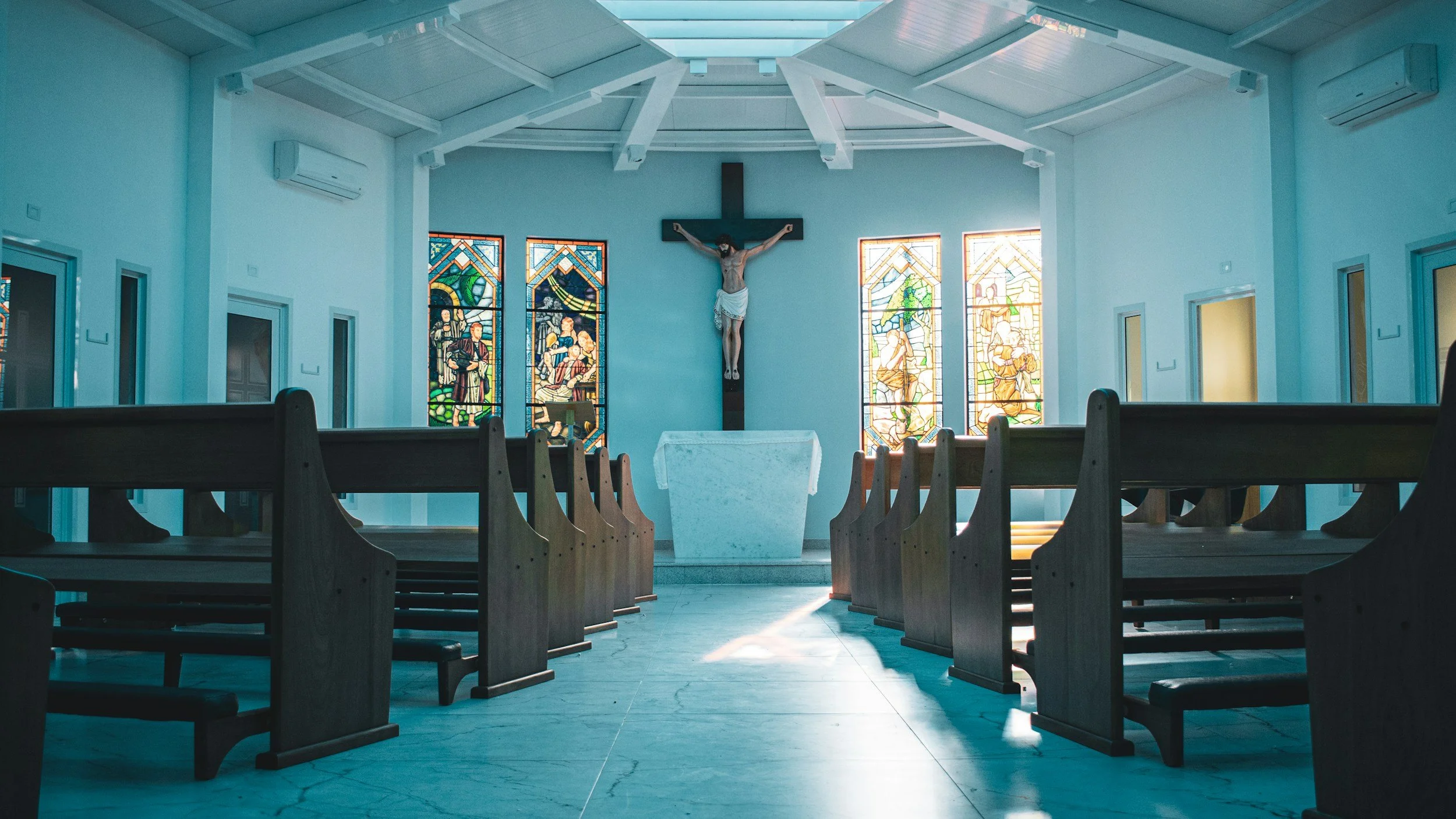 Interior of a church.