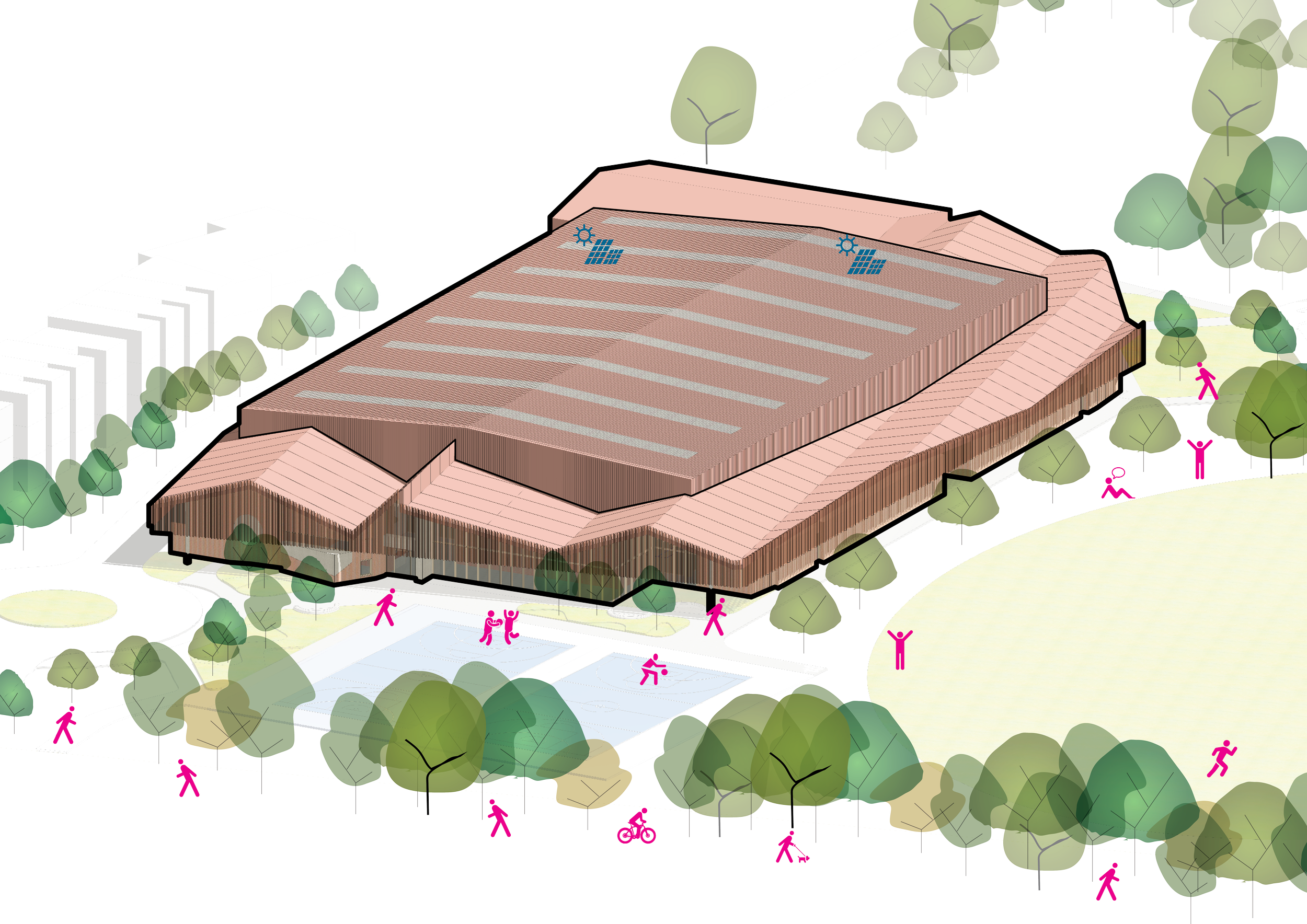 Coburg High School Indoor Sports Stadium