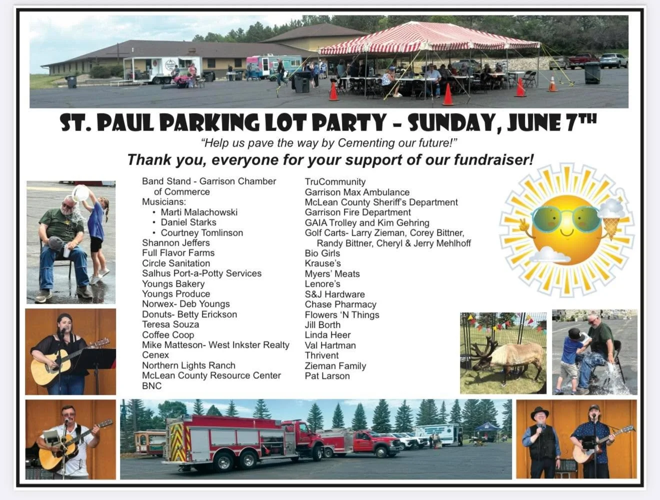 It was a great day! Thank you Garrison for your support!