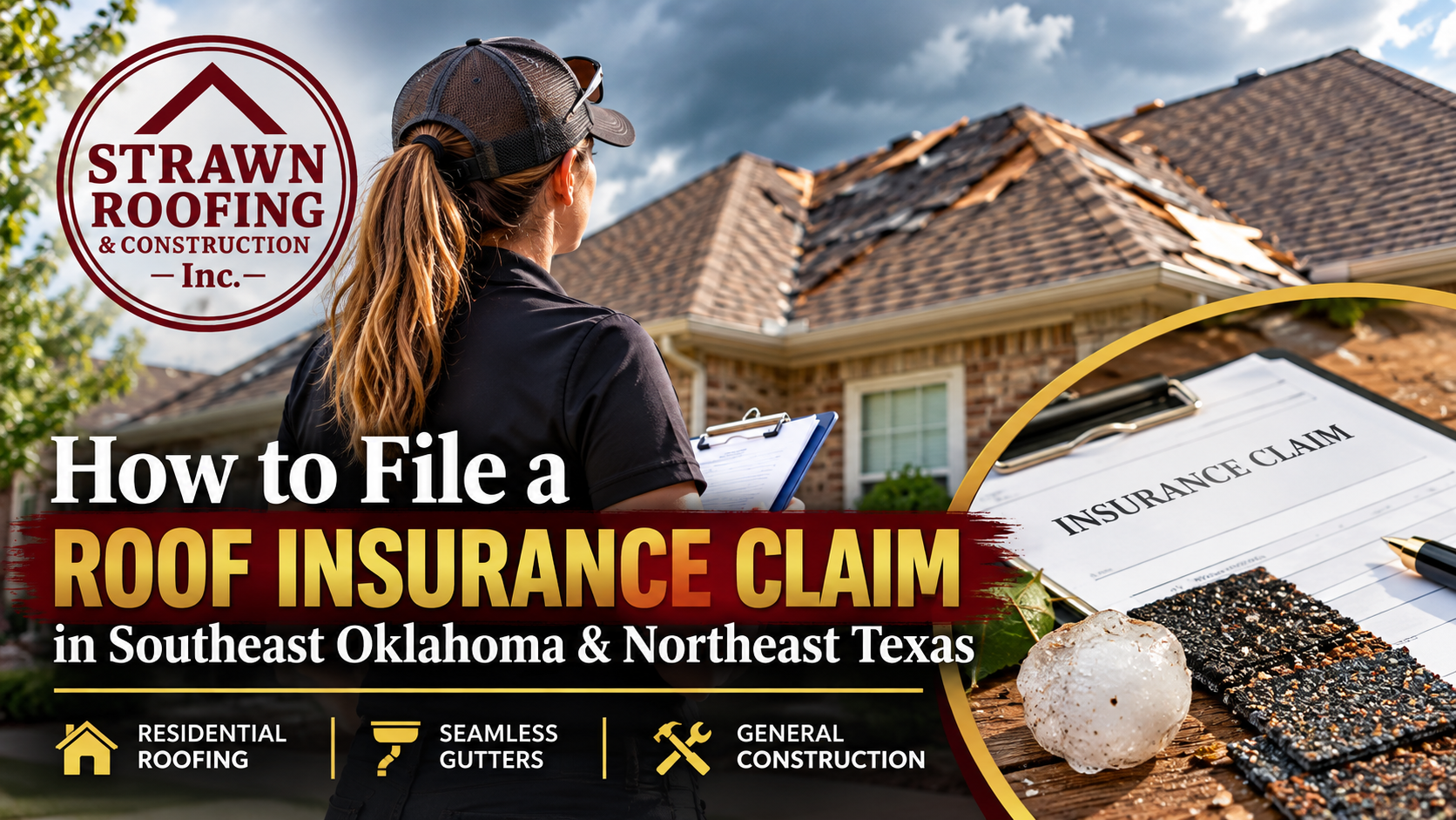 How to File a Roof Insurance Claim in Southeast Oklahoma &amp; Northeast Texas