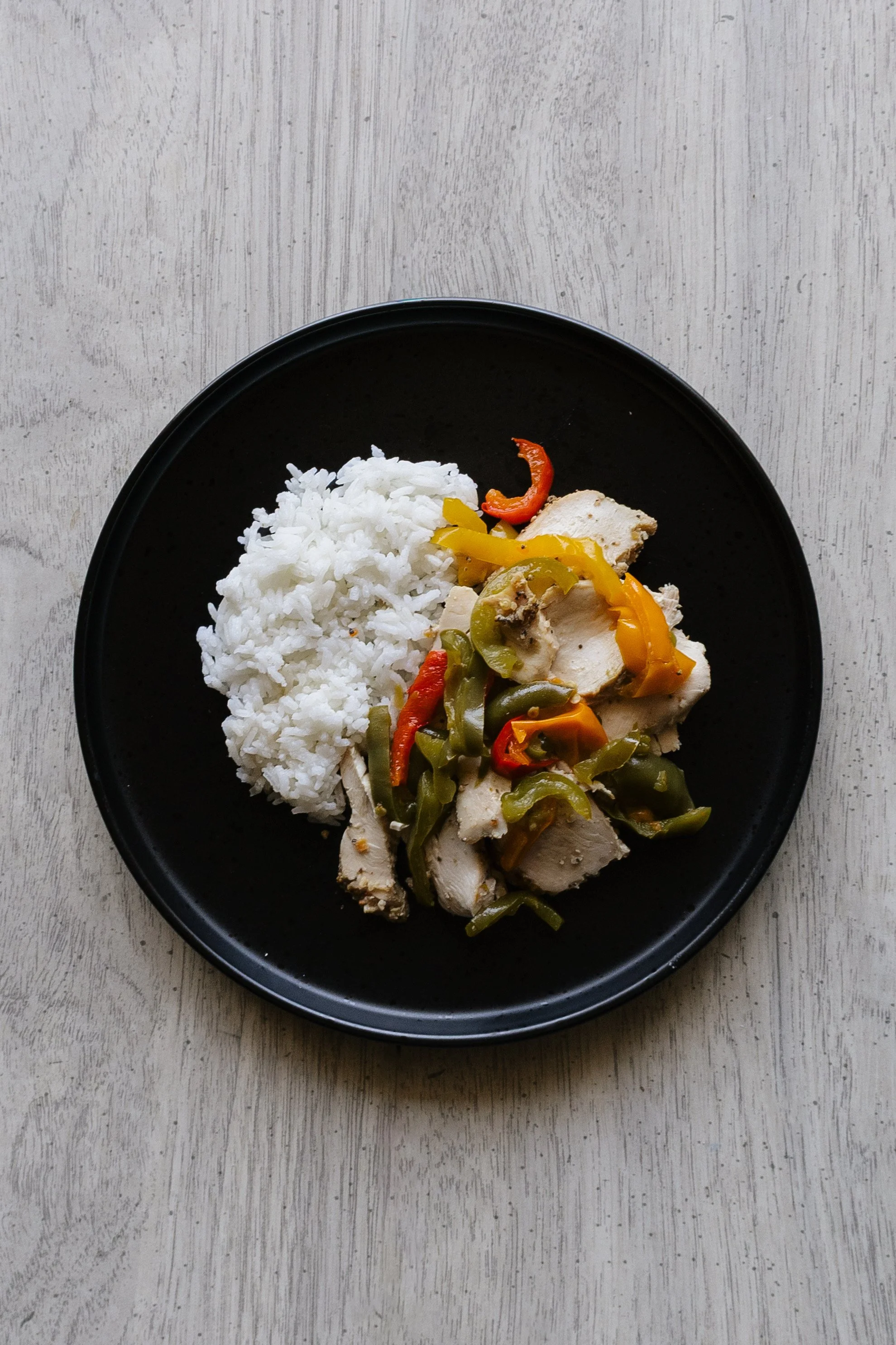 Chicken fajitas
