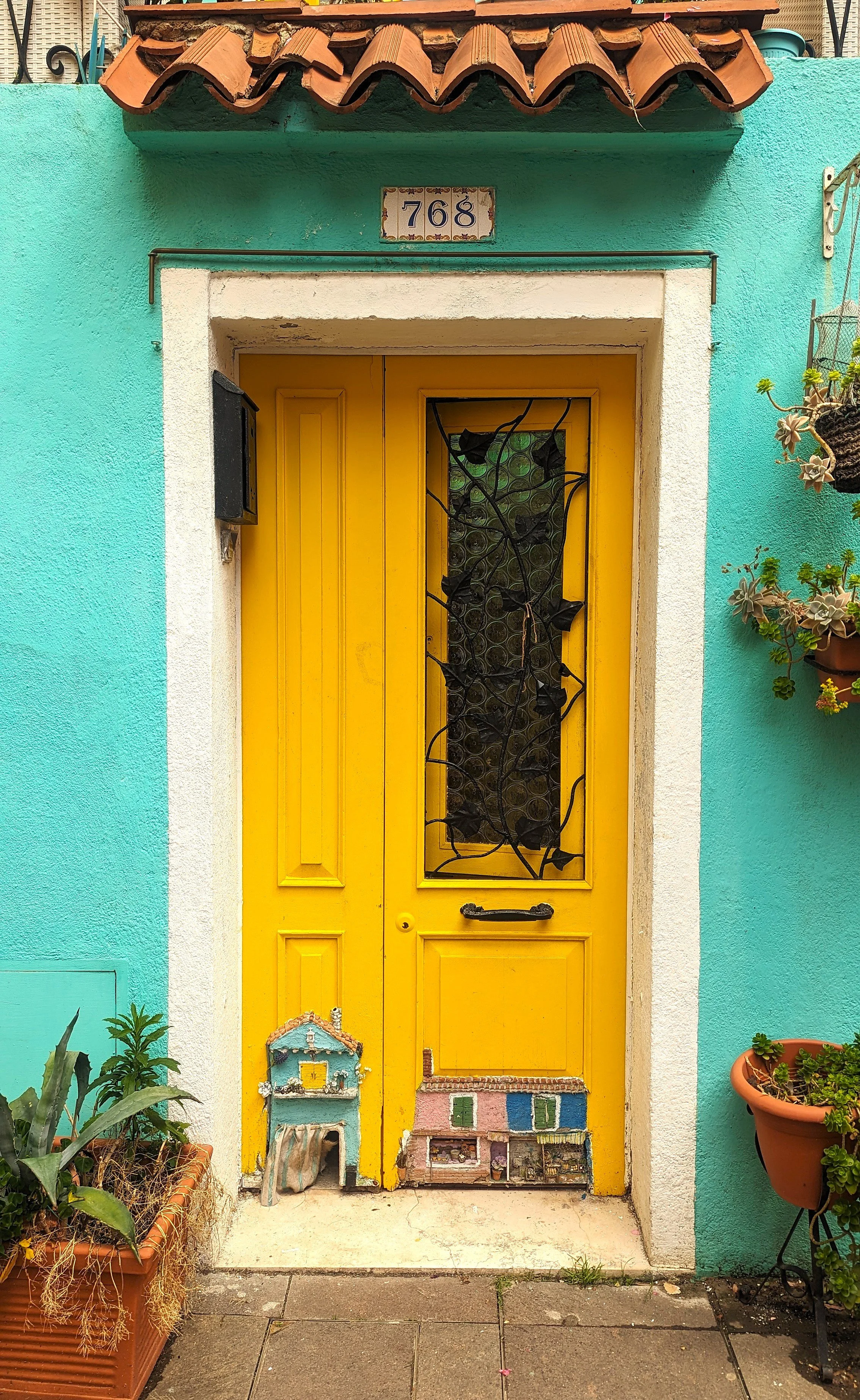 Colorful door in Burano