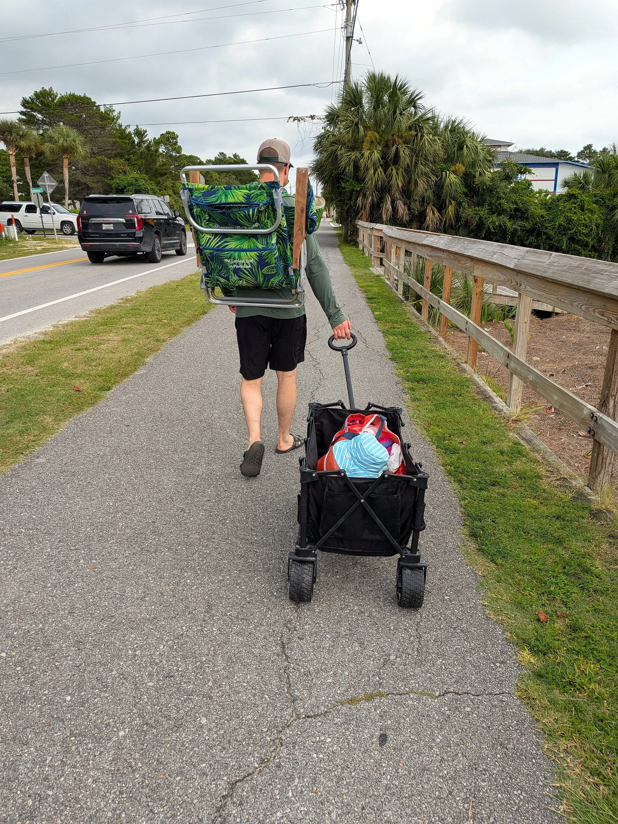 Walking to Santa Rosa Beach