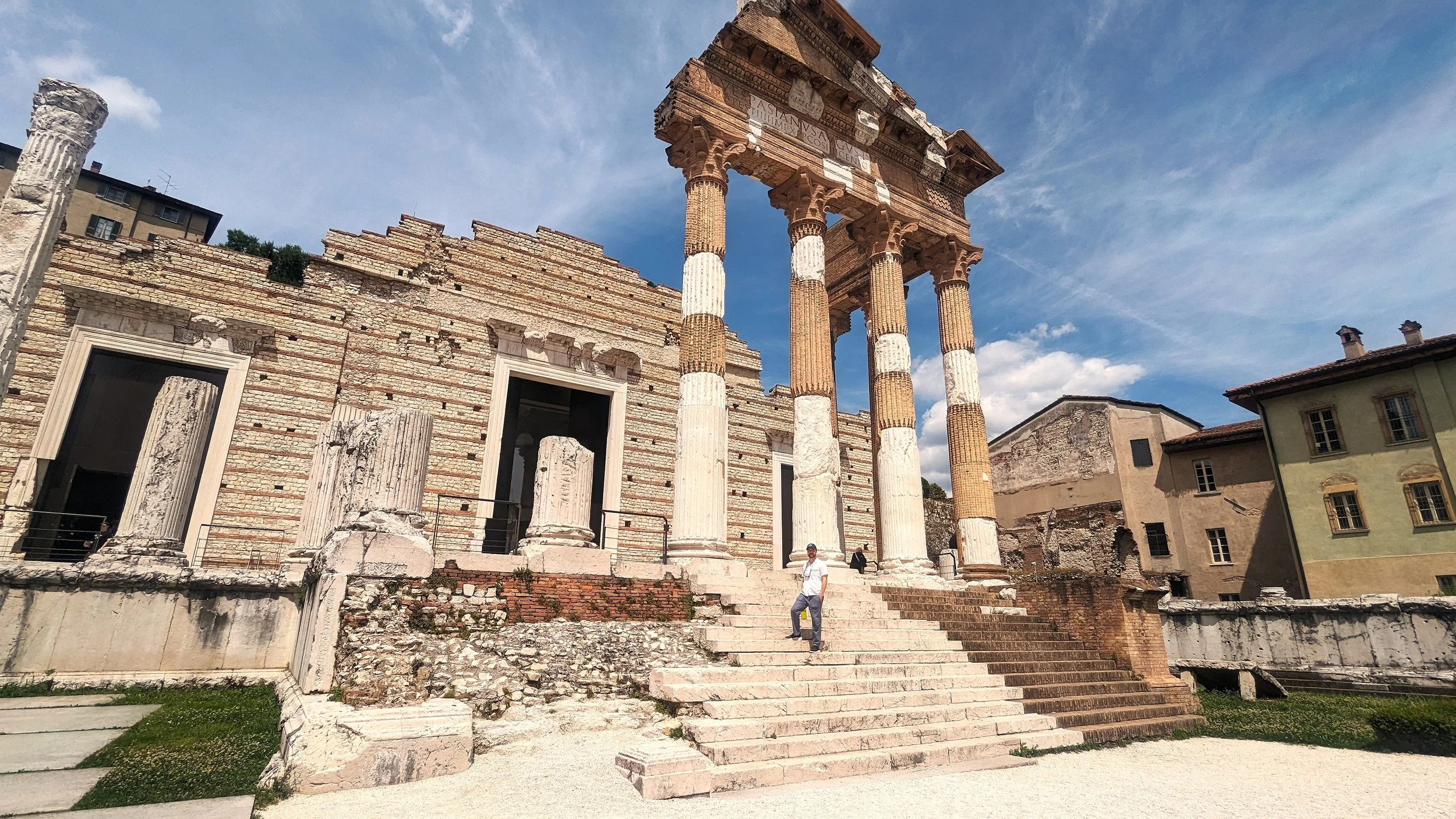 Roman ruins of Brescia