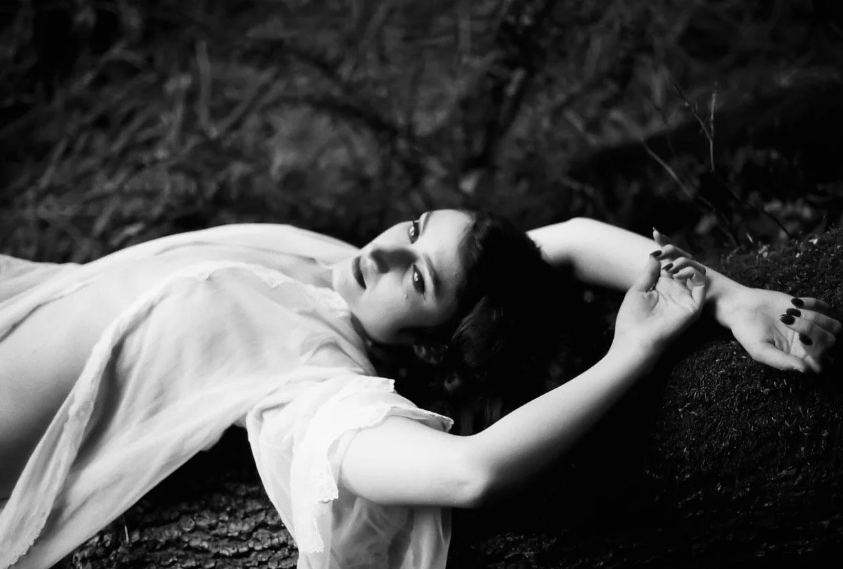 Megan, Huckleberry Botanic Regional Preserve in Oakland California ~Ilford 400 speed film
