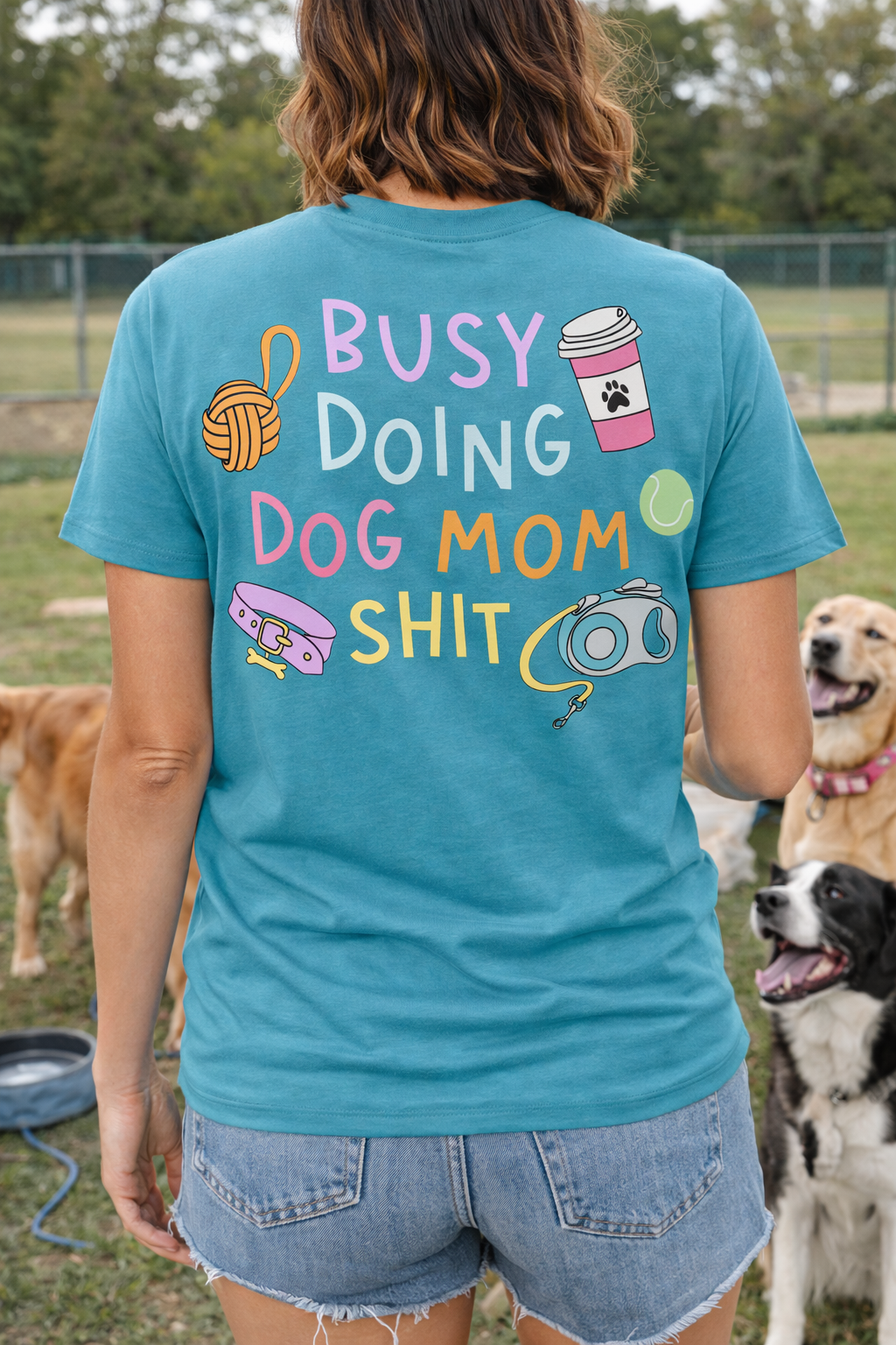 Busy doing dog mom shit
