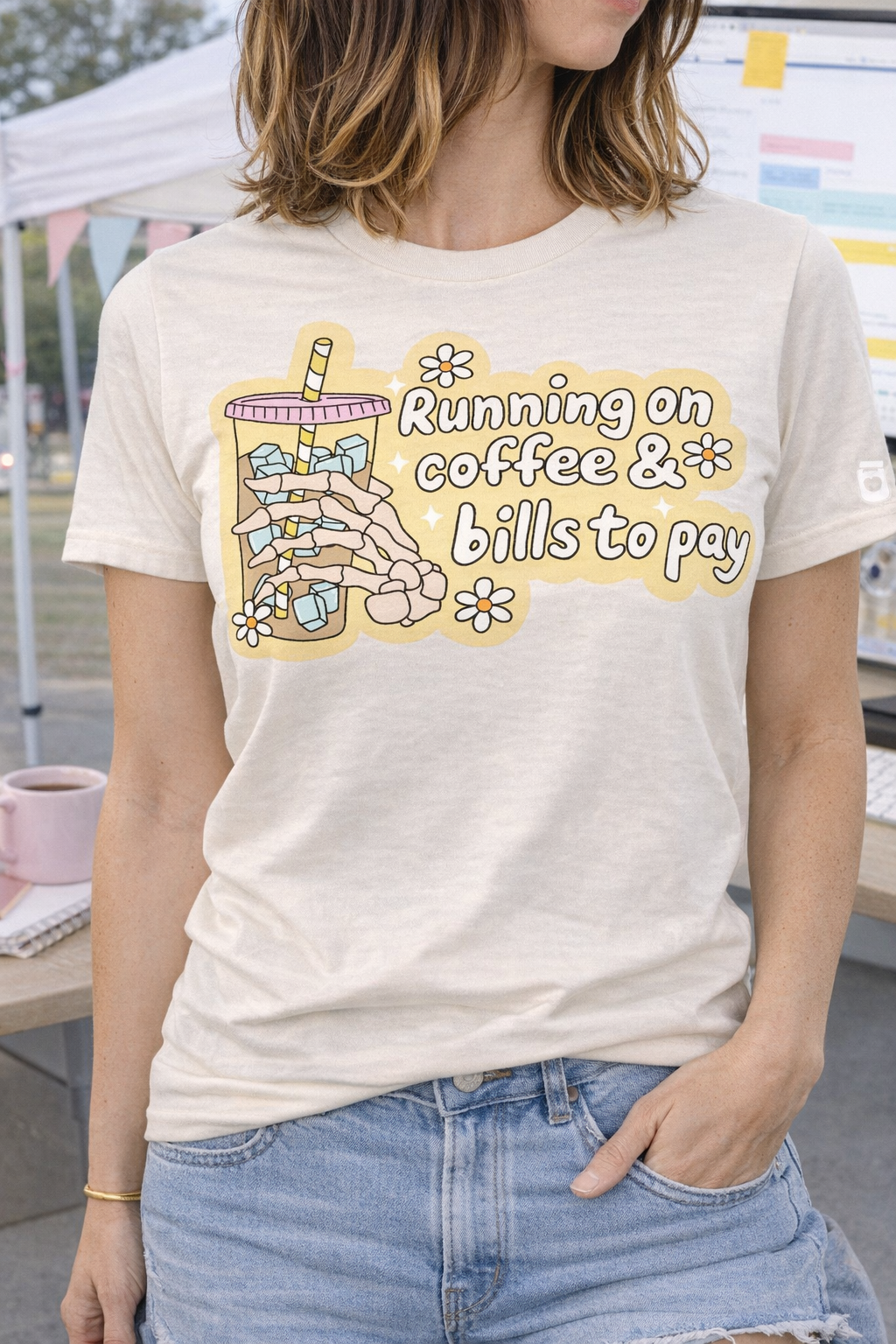 Running on coffee & bills to pay