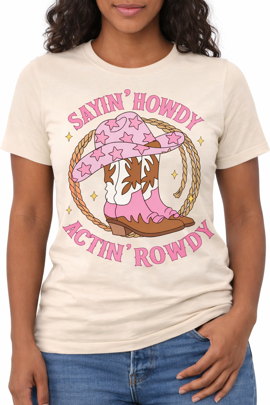 Sayin’ howdy, actin’ rowdy