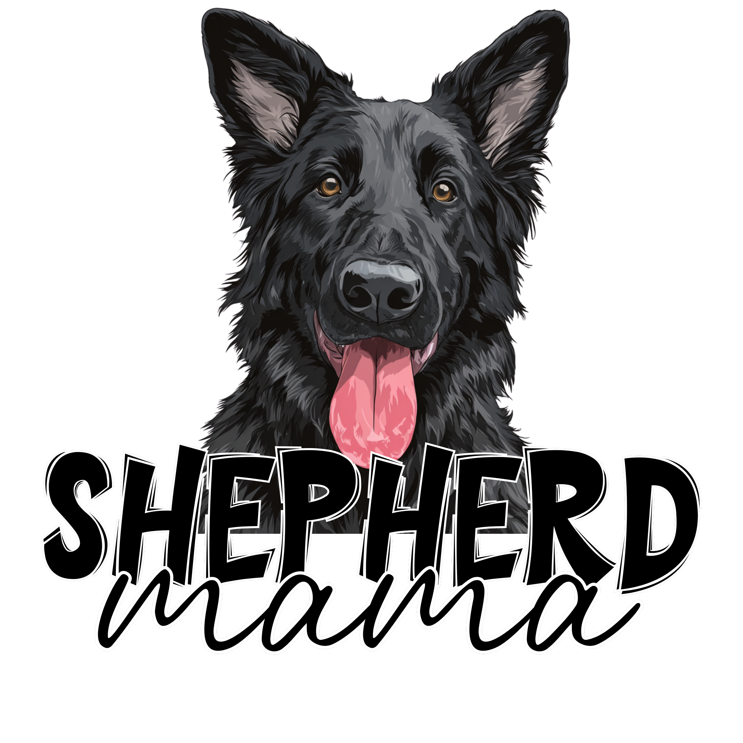 Black Shepherd mama