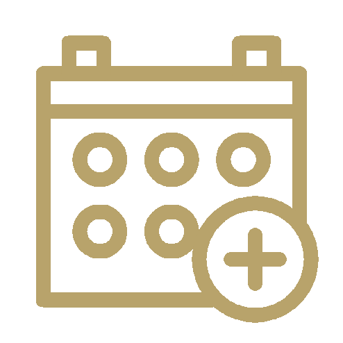 Icon of a calendar with a medical cross, indicating a health or medical appointment.