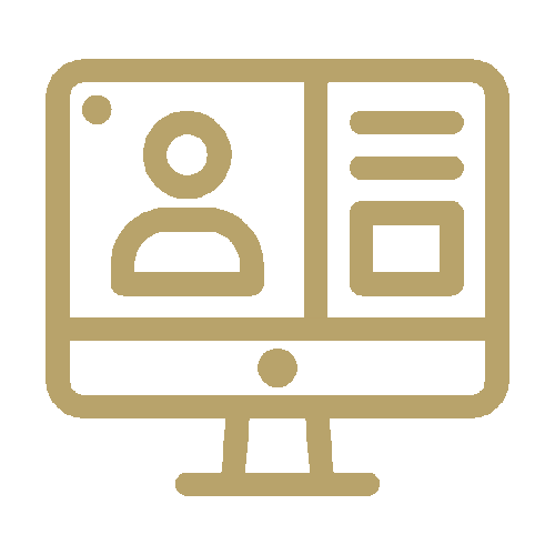 Computer screen showing a video call with a person's profile and chat window
