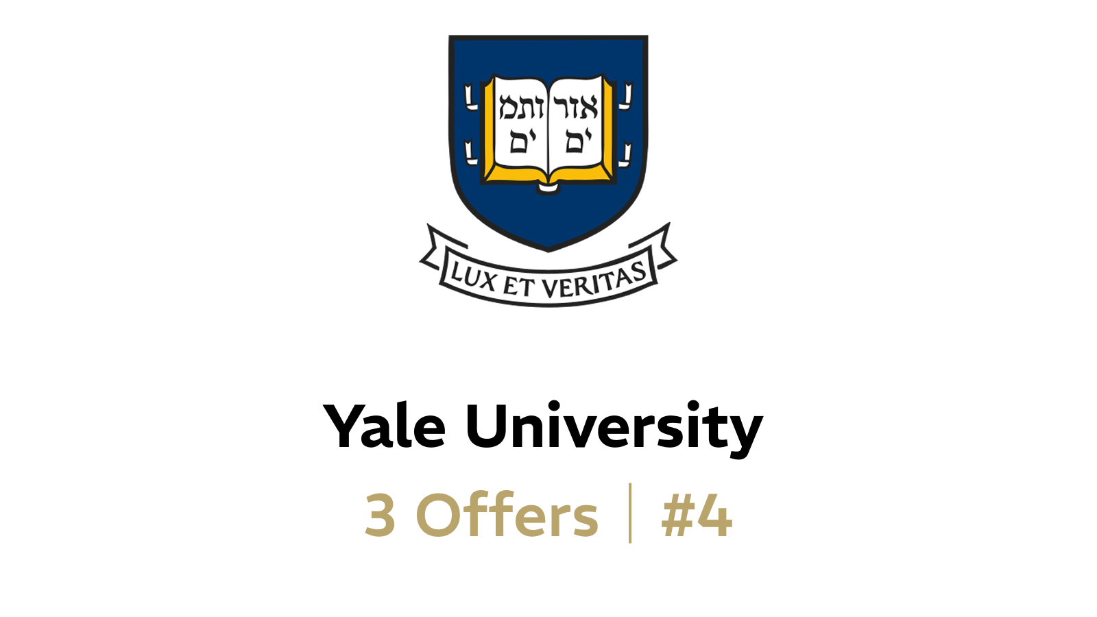 Harvard University logo with shield, open book with Hebrew text, and Latin motto 'Lux et Veritas'