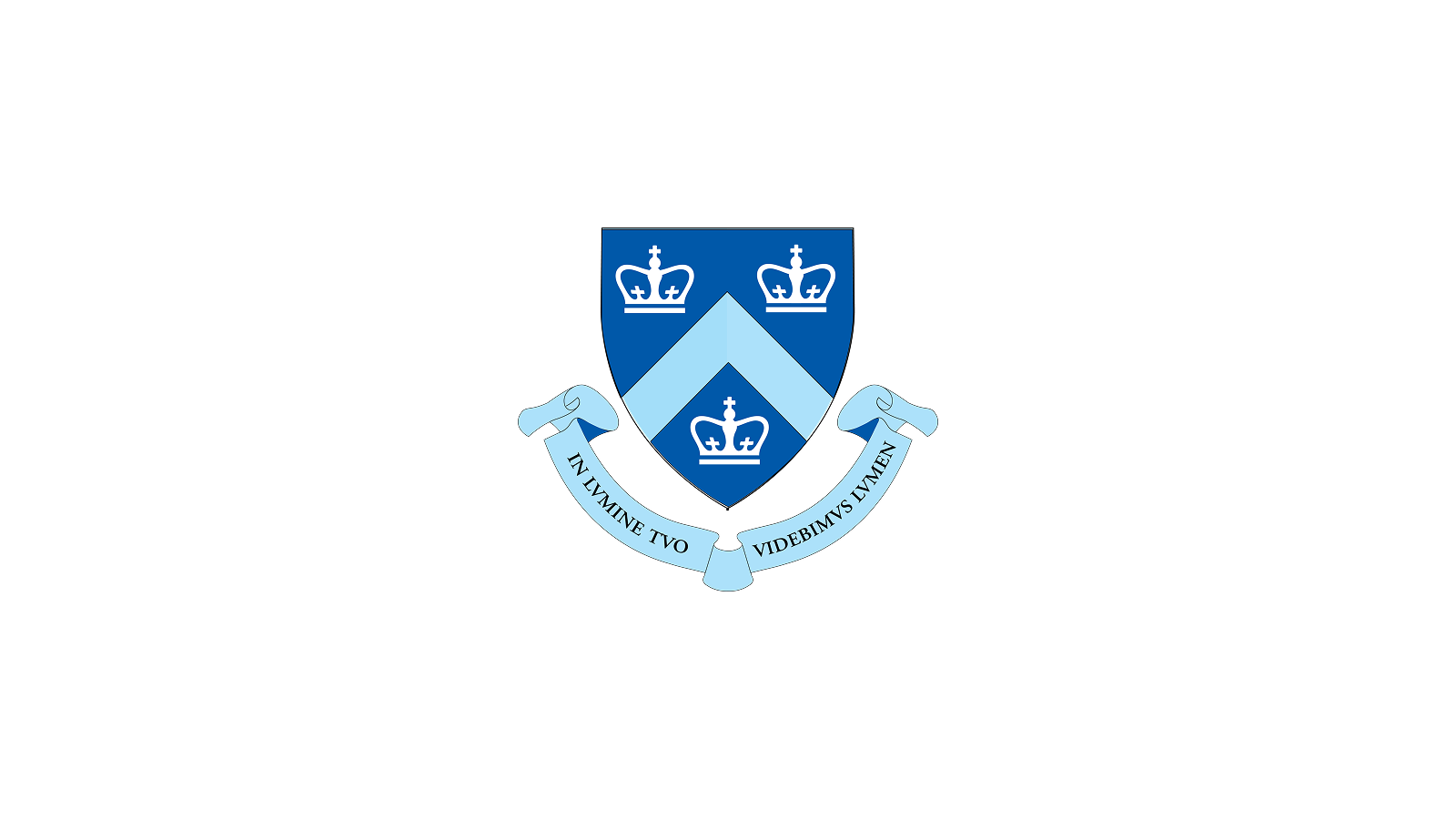 Harvard University shield with the Latin motto 'Veritas' and a banner with Latin text.