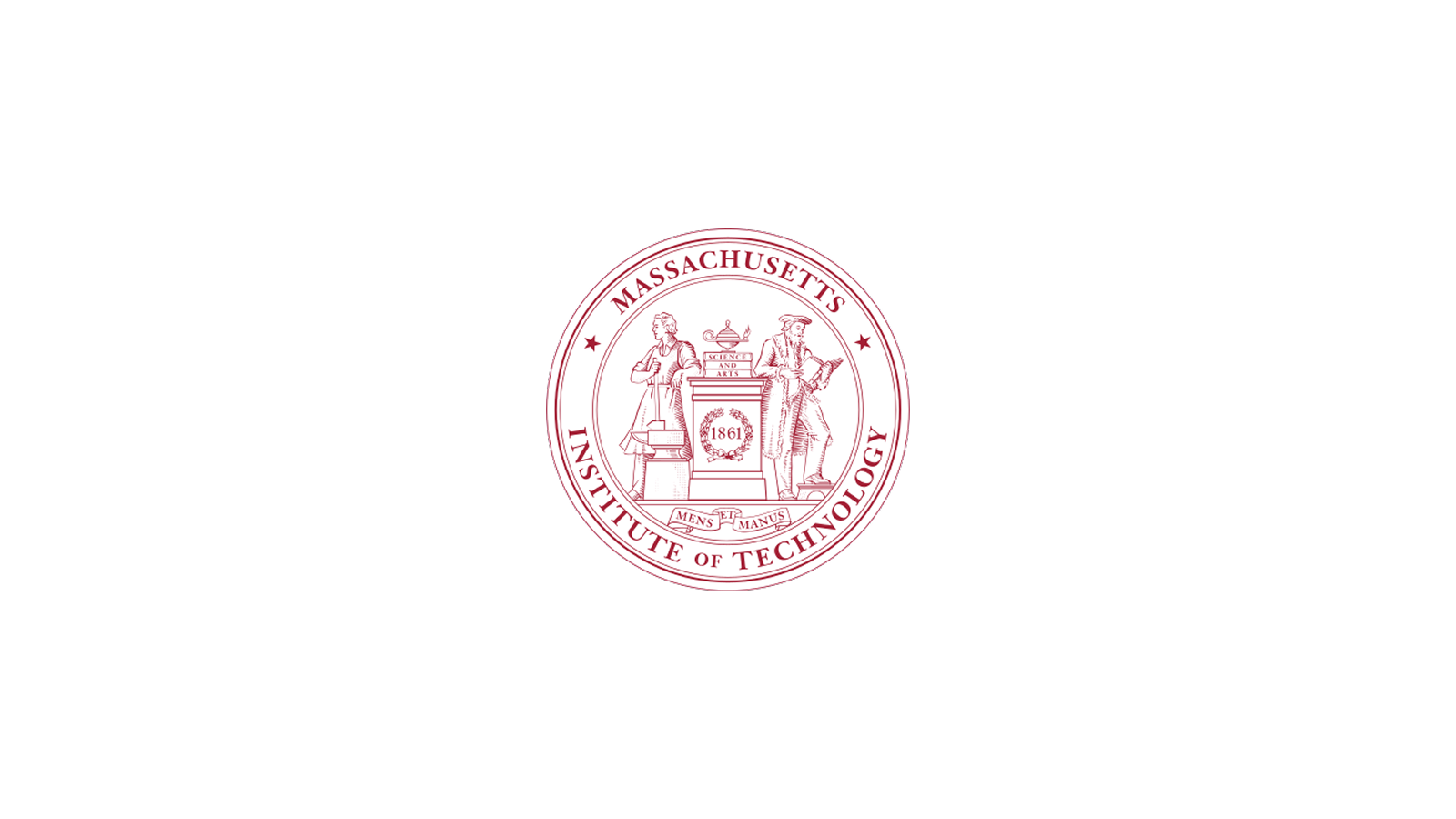 The Massachusetts Institute of Technology (MIT) logo with its seal showing two figures and text.