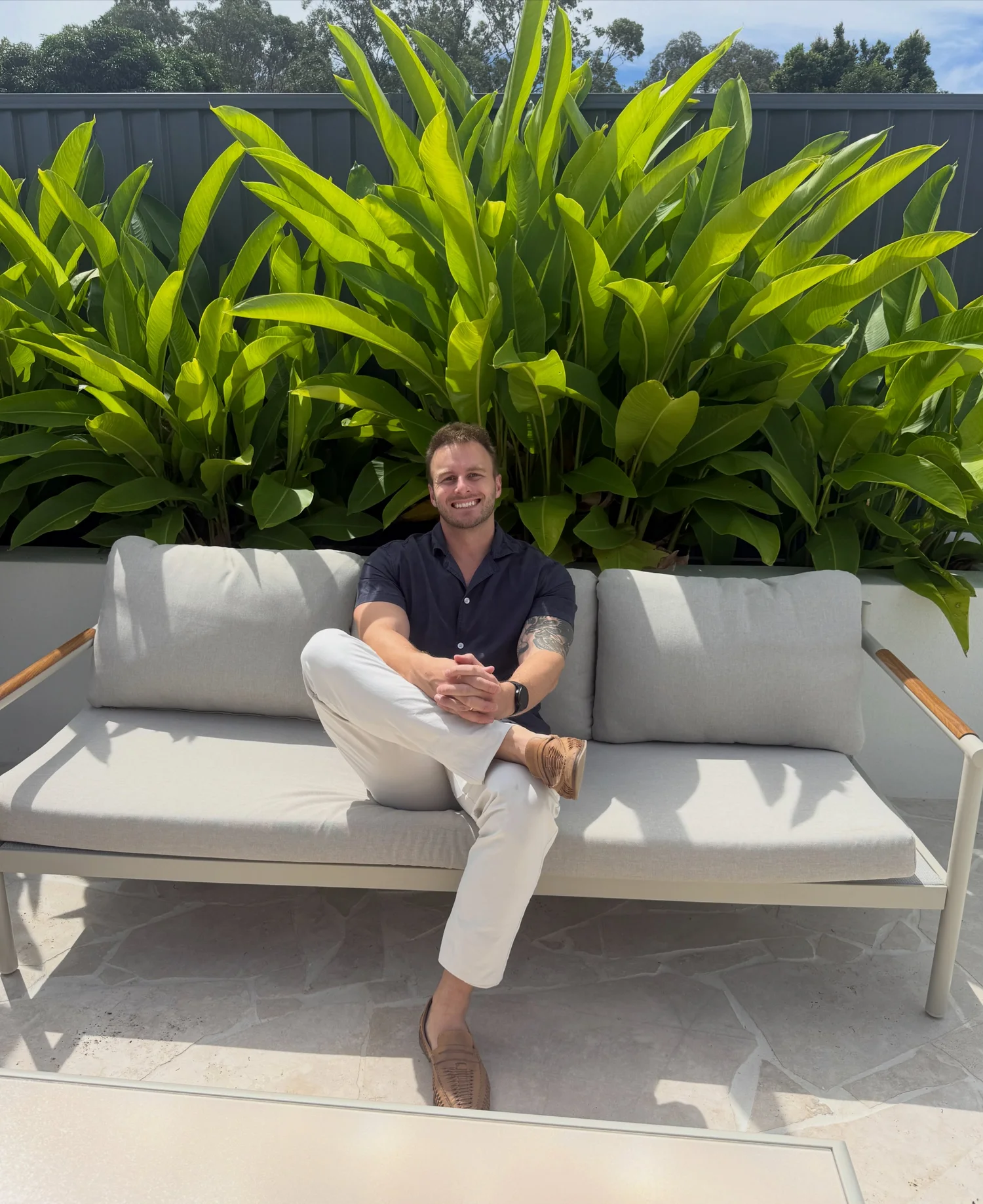 Luke Murphy at home on the Gold Coast