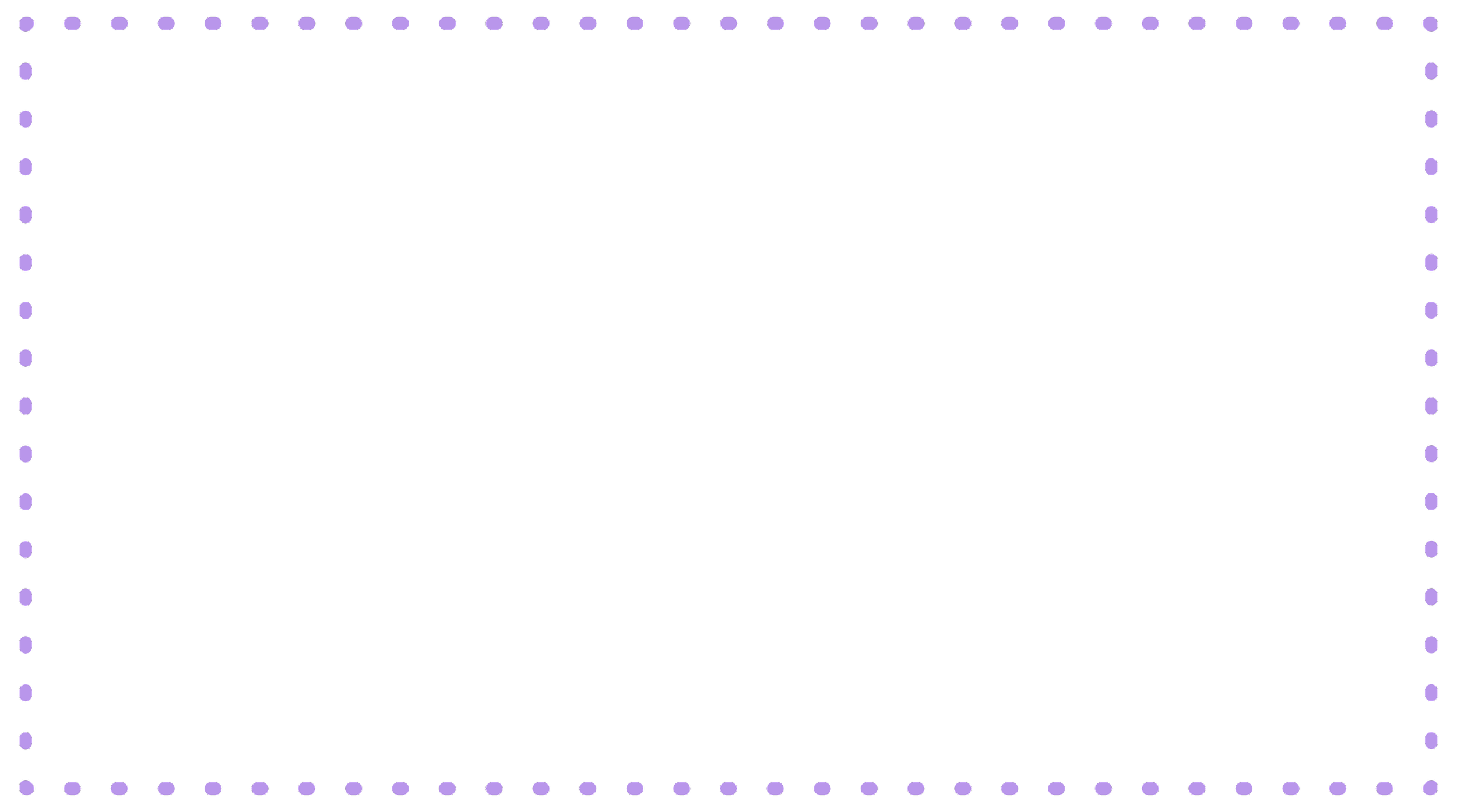 The image shows a black computer keyboard with purple key outlines.