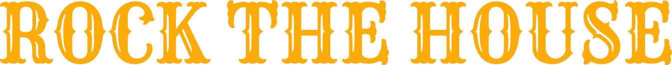 'Rock the House with Jamie Raskin' logo in yellow lettering.