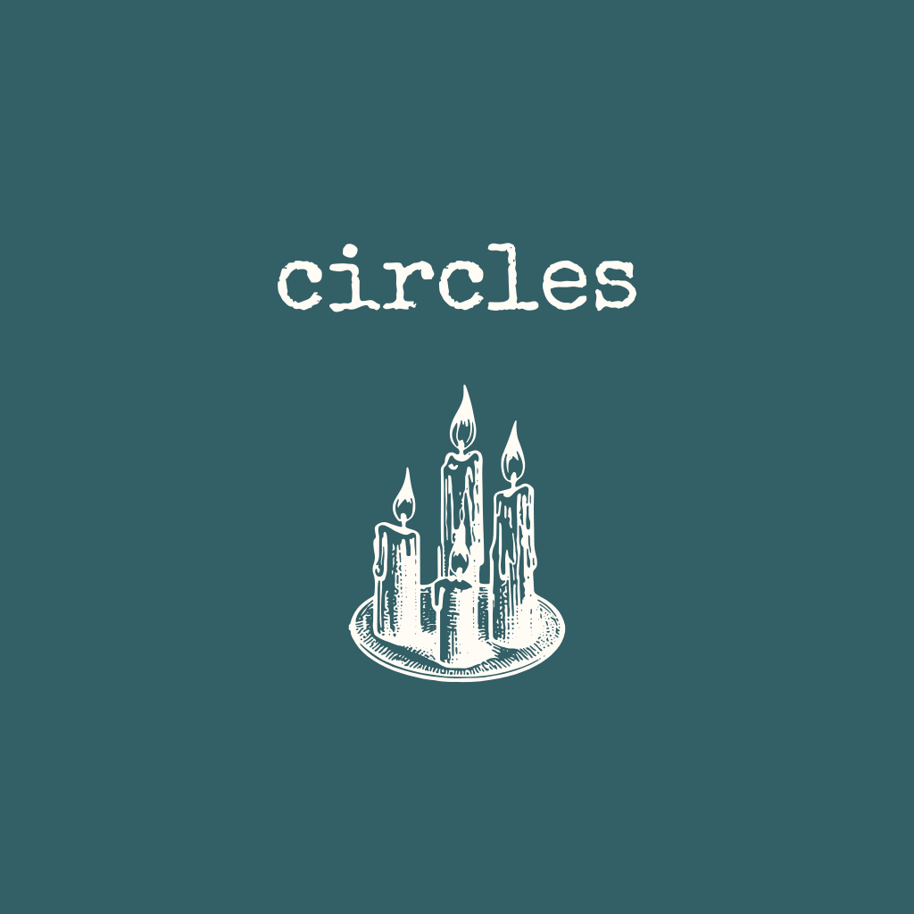infographic with candles and the word circles