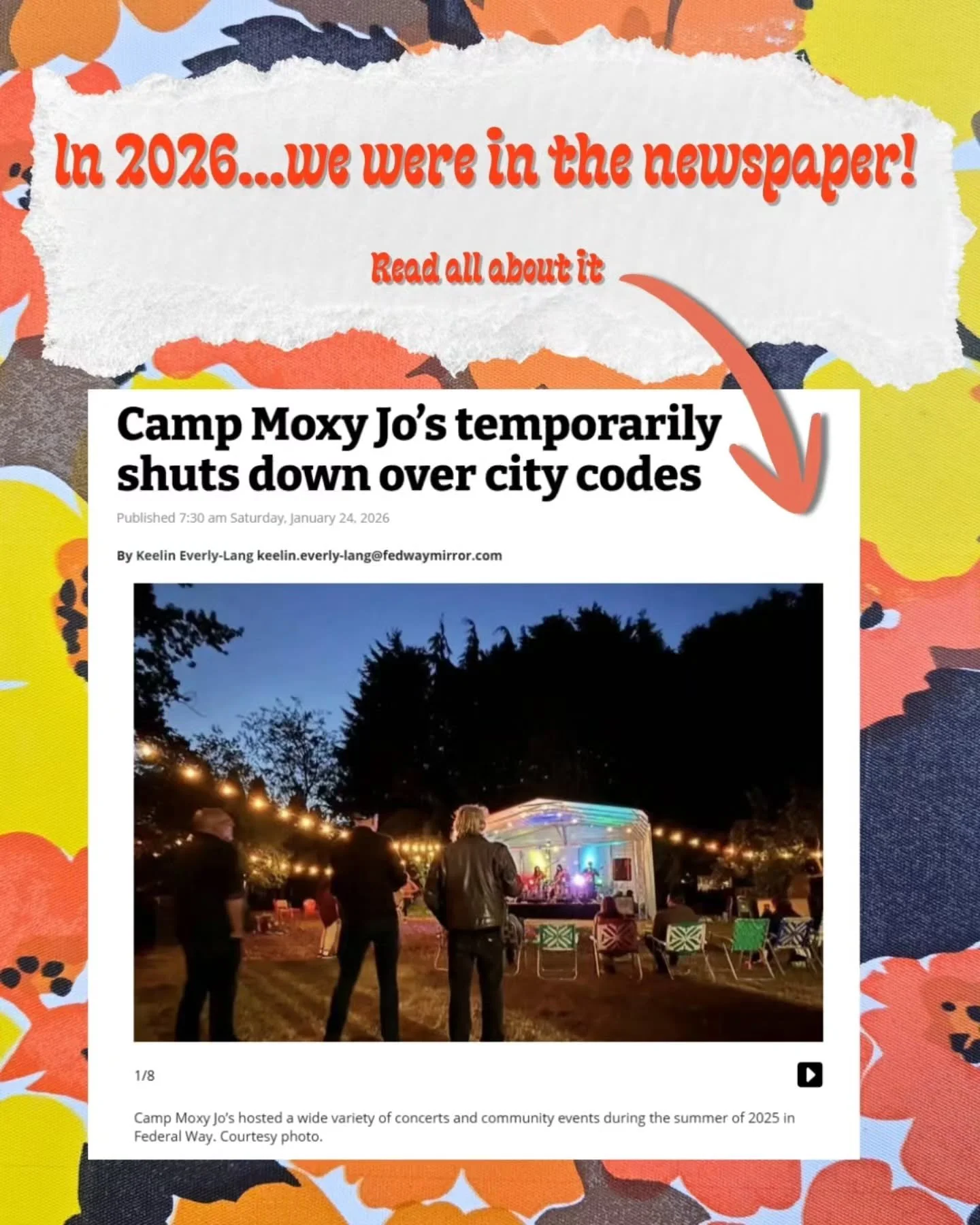 We got a little news coverage back in January of 2026, here's the whole story of why we had to close our doors for a while, covered by the @federalwaymirror
