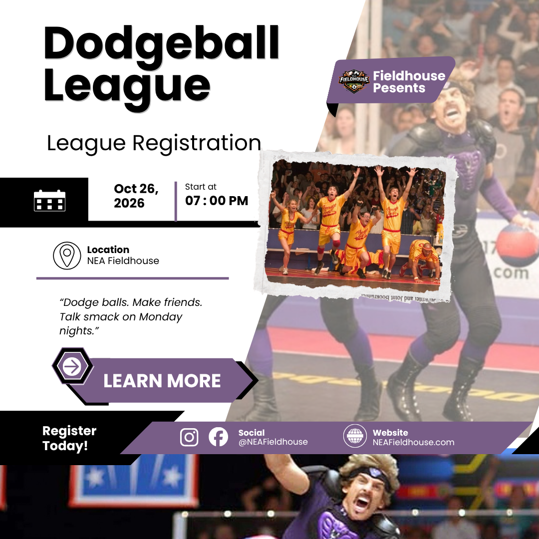 Dodgeball League Monday Nights (Oct 26th - Nov 23rd)