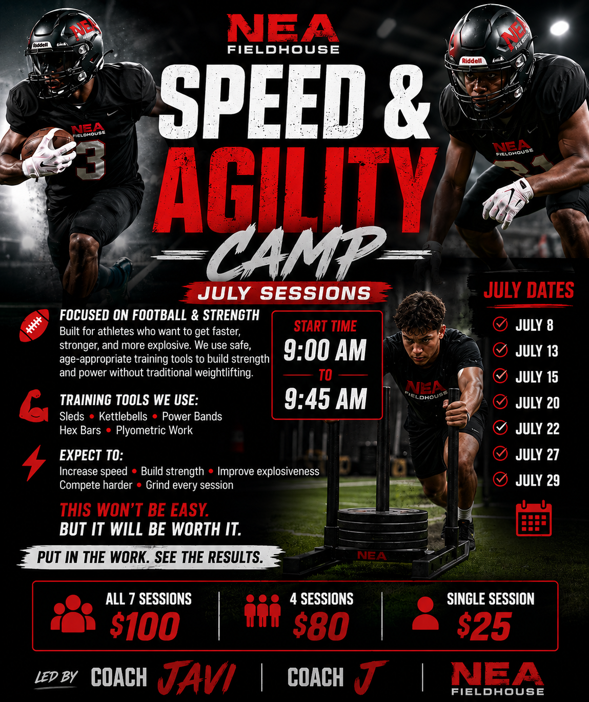Speed & Agility Camp (Football / Strength Training)