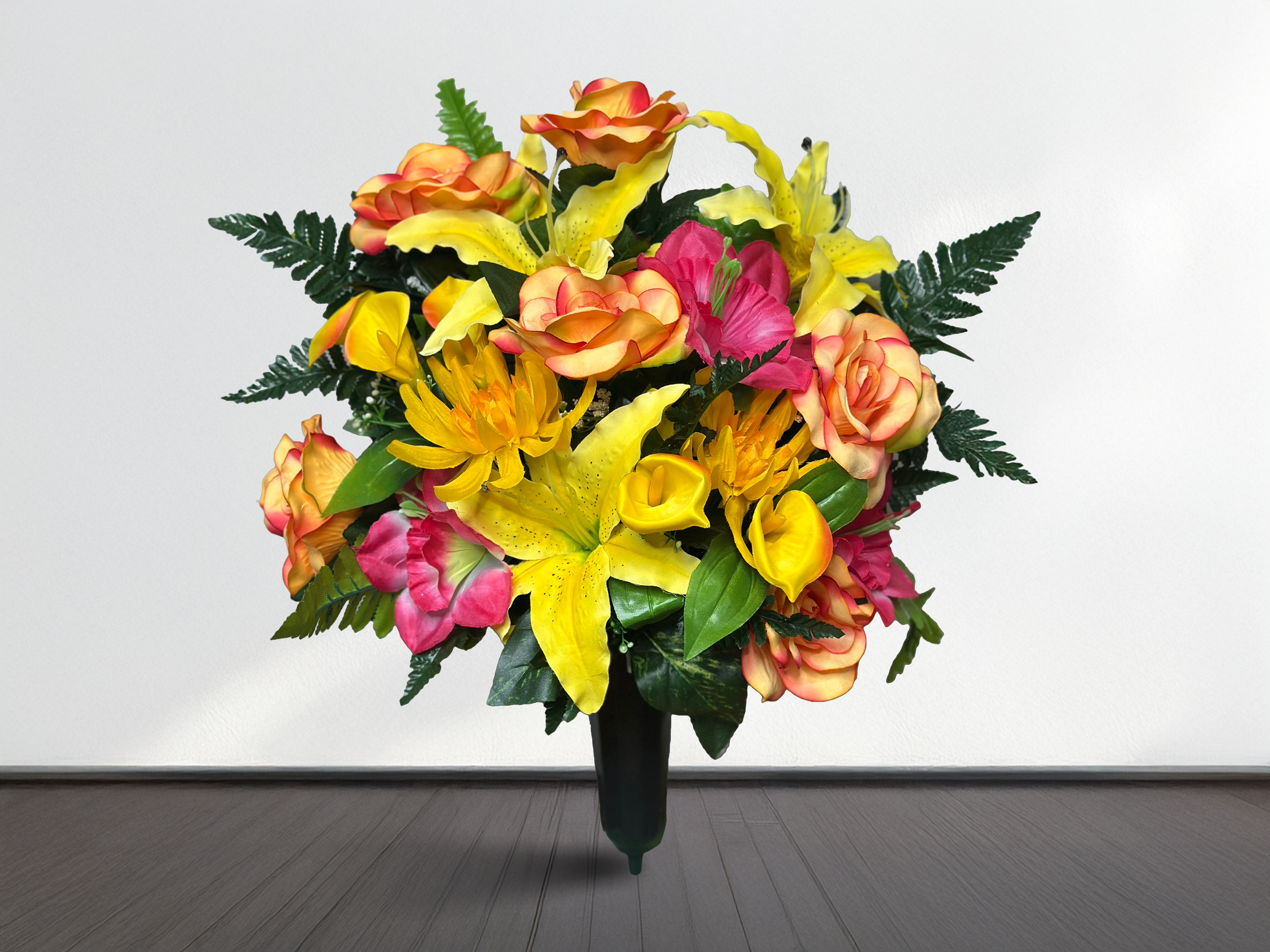 Pink, Yellow and Orange