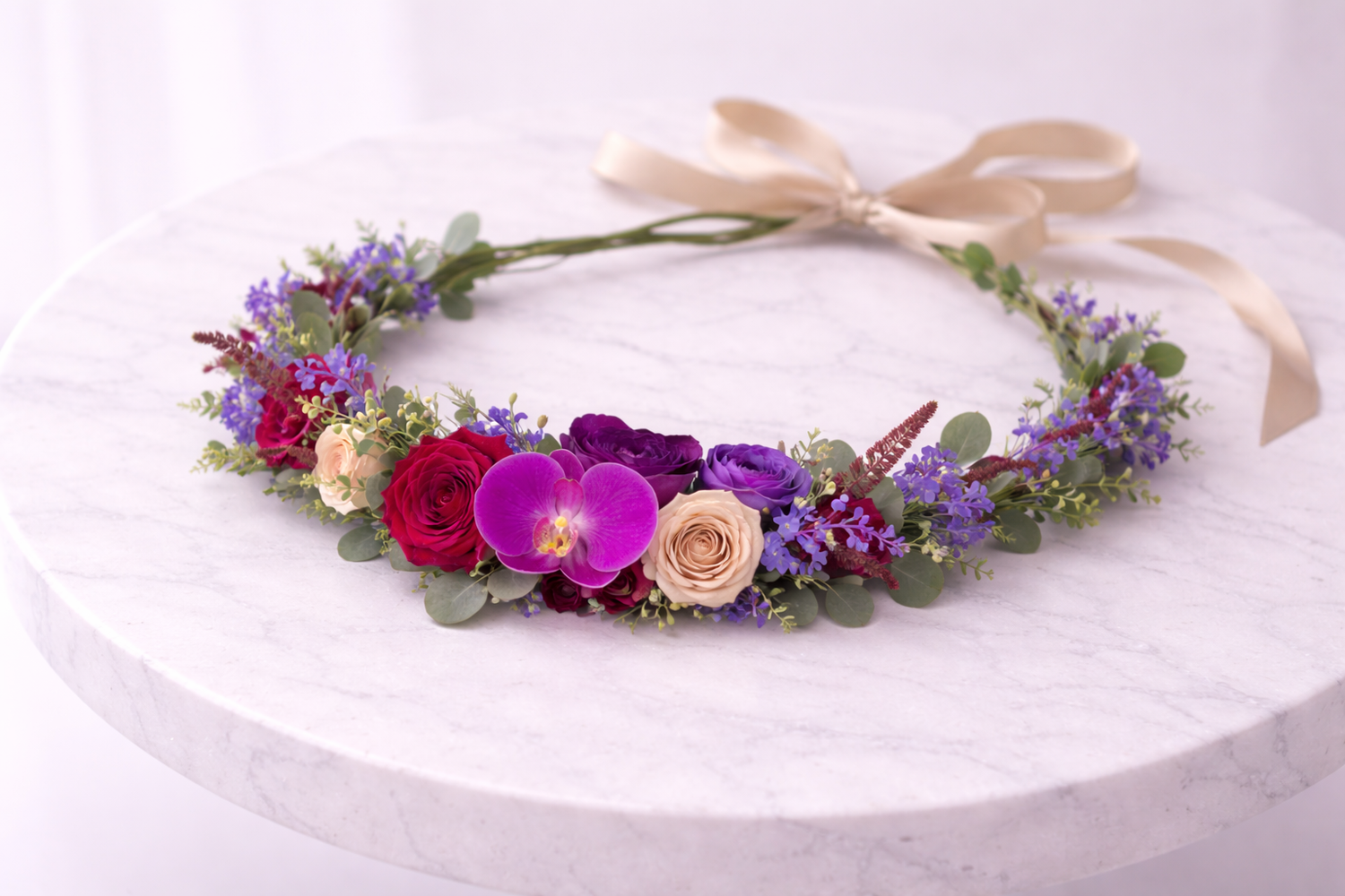 The Jewel Tones Flower Crown