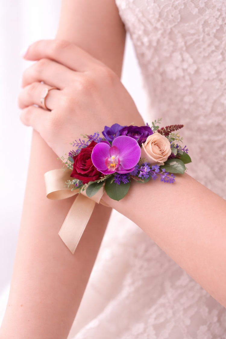 The Jewel Tones Corsage