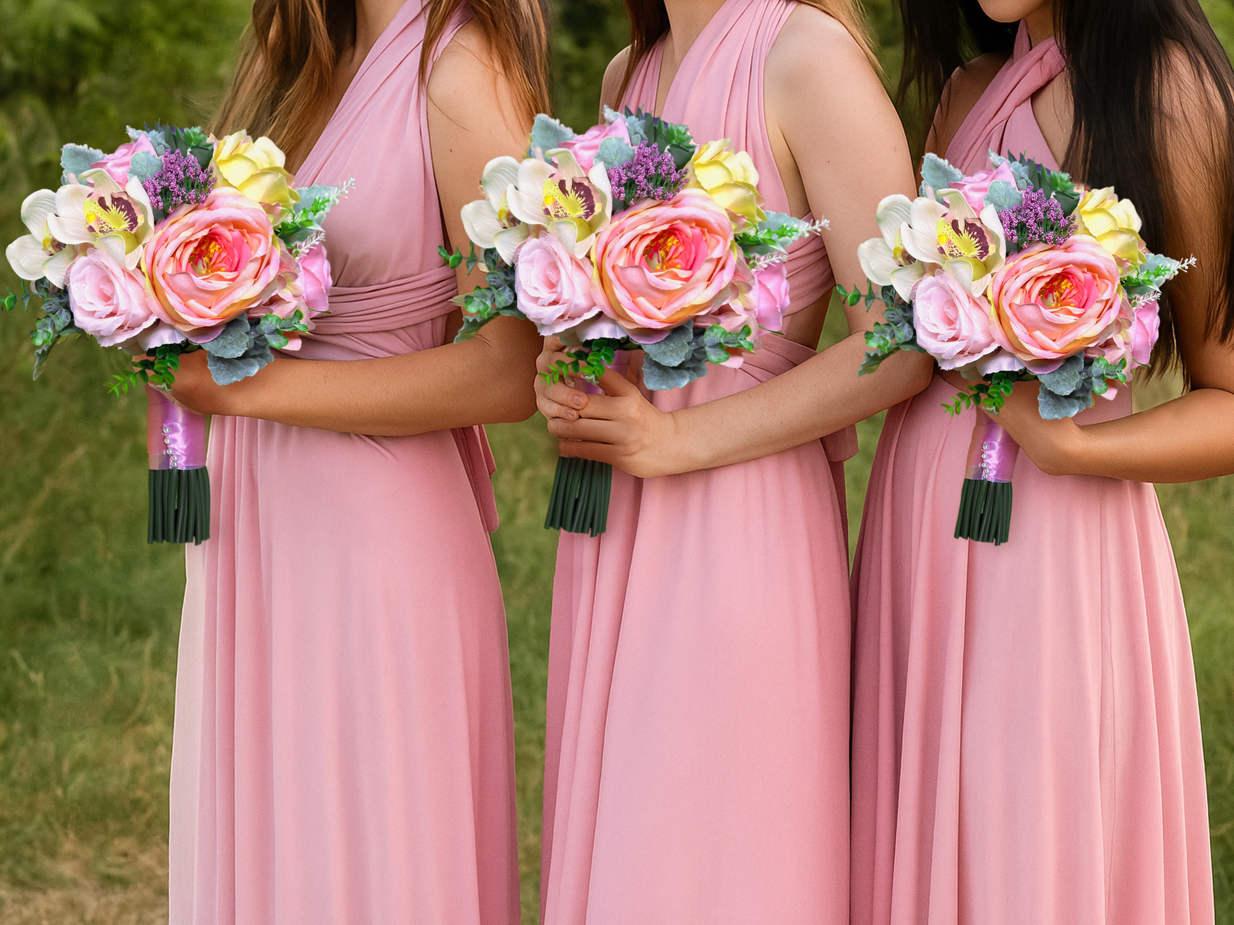 Pretty in Pastel Bridesmaid's Bouquet
