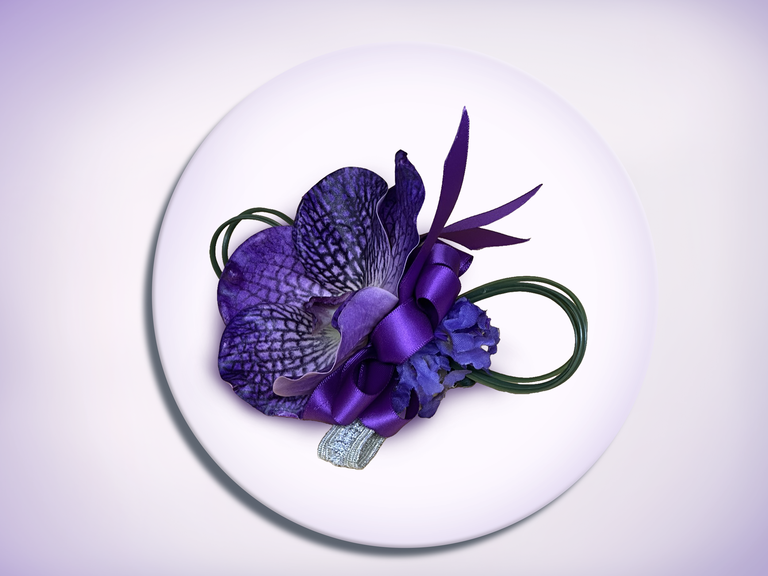 Purple Vanda Orchid Corsage - 1.png