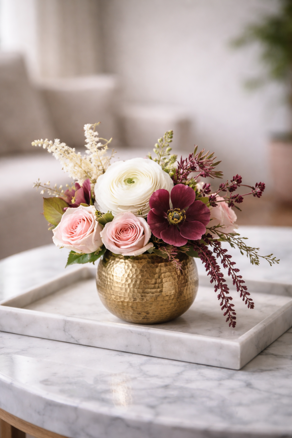 Blush & Burgundy Charm