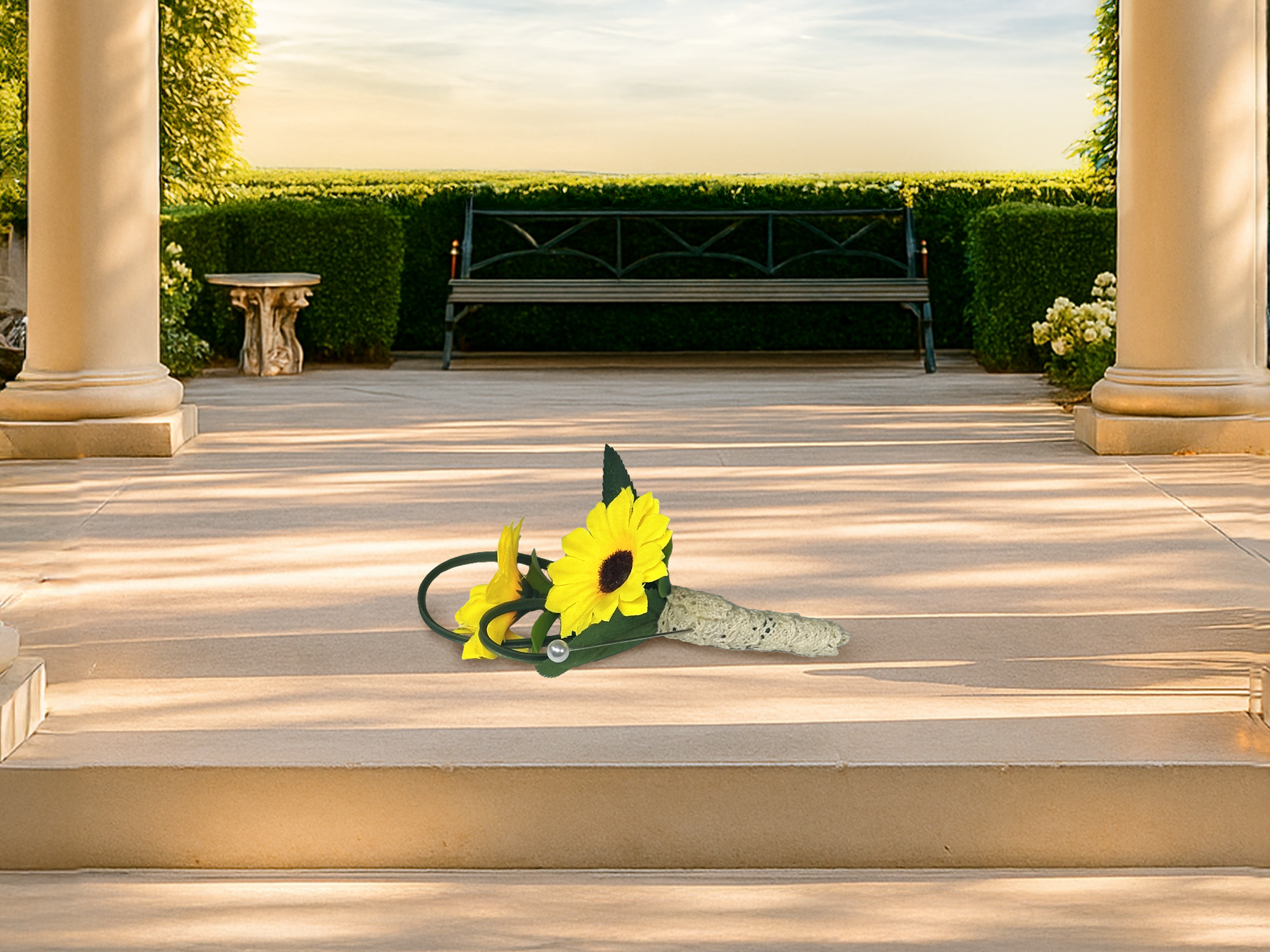 Radiance Galore Page Boy's Boutonniere