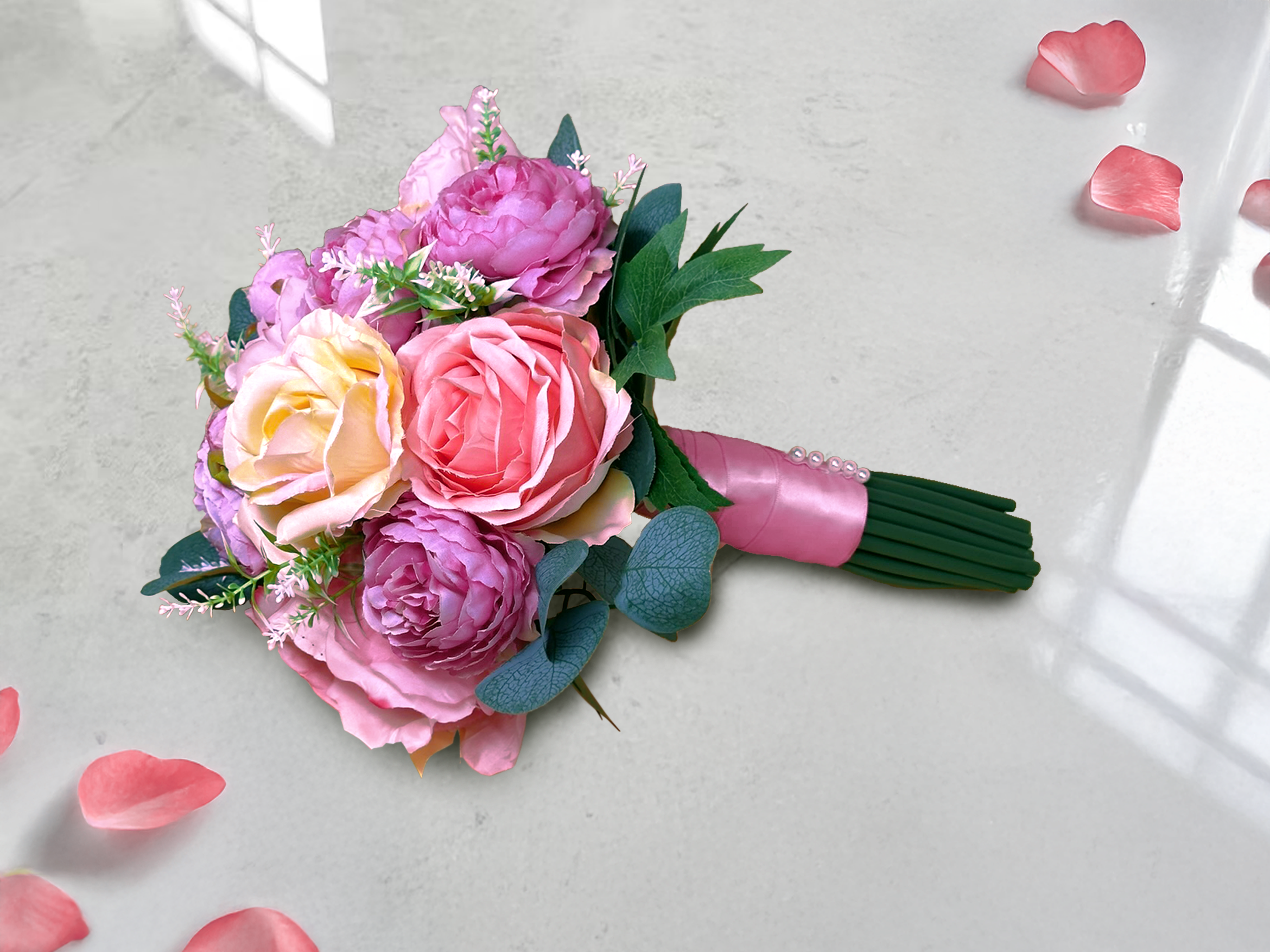 Peachy Pink Bridesmaid Angle 2 Solo.png