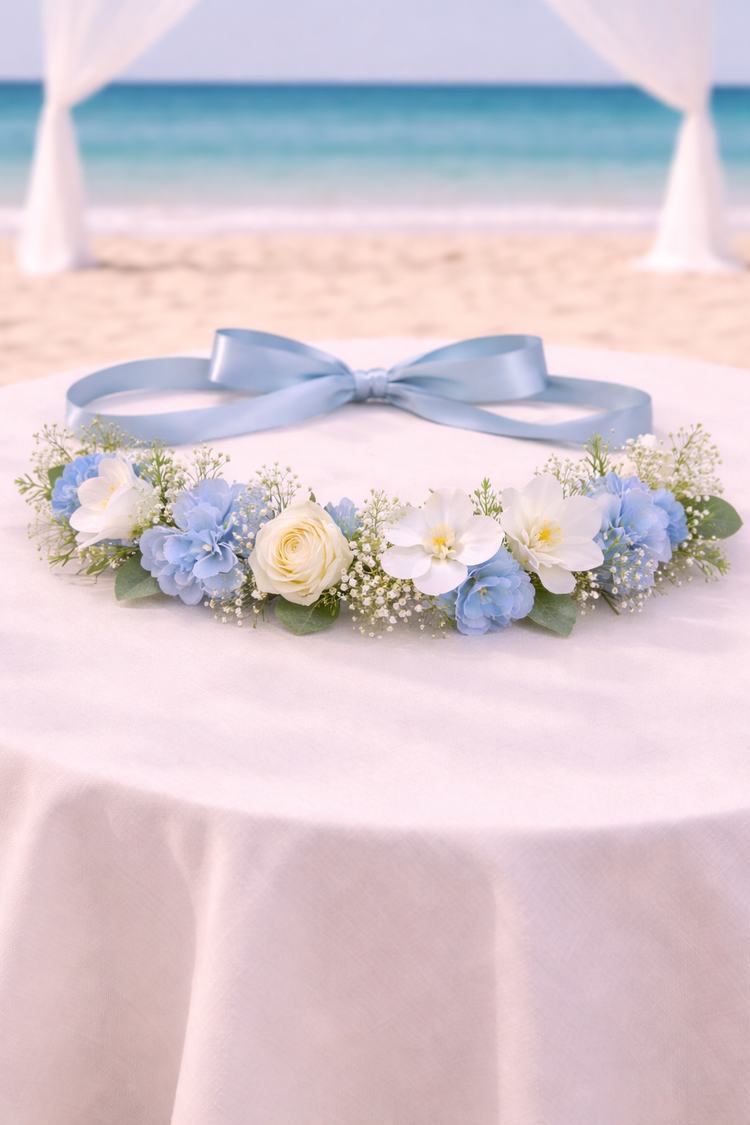 Sea Breeze flower crown