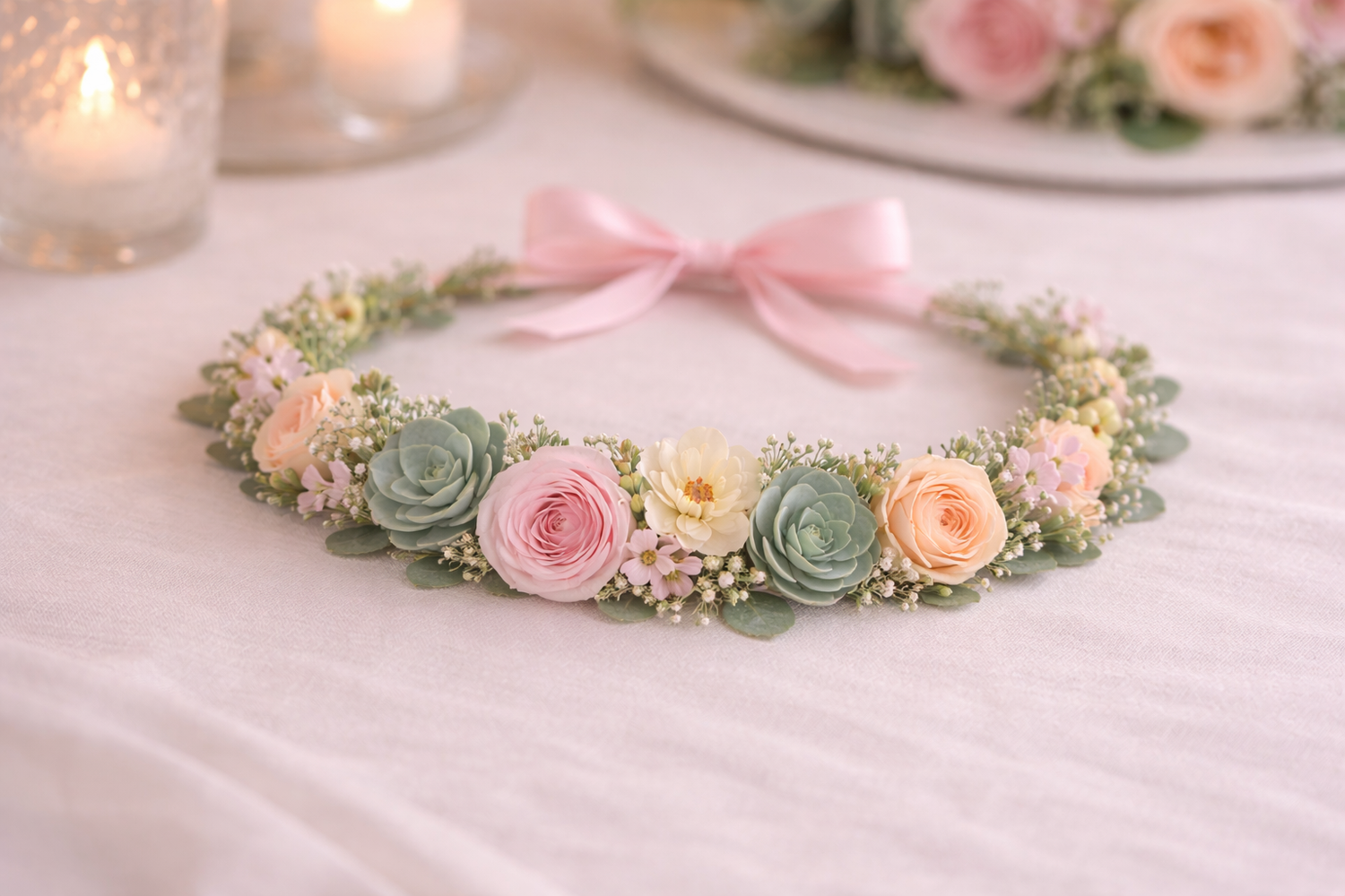Pretty in Pastel Flower Crown