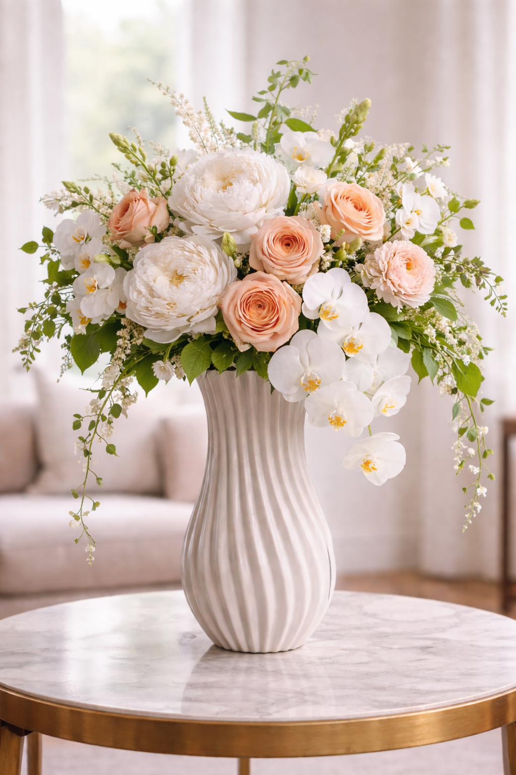 Ivory Blush Elegance