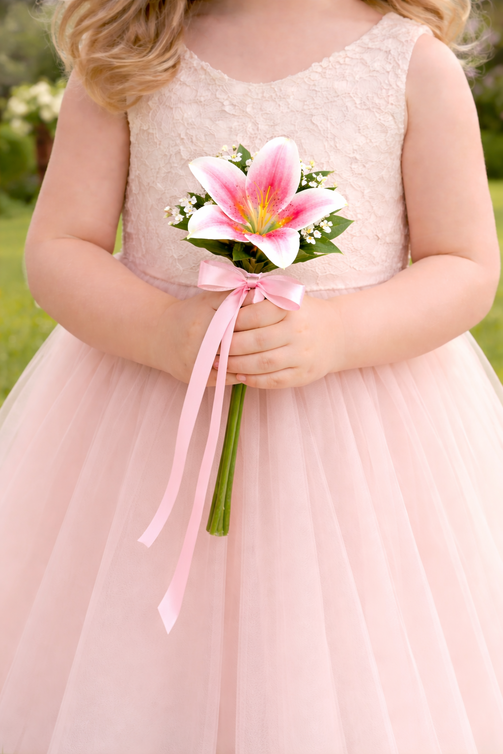 The Gazer Flower Girl's Single Bloom