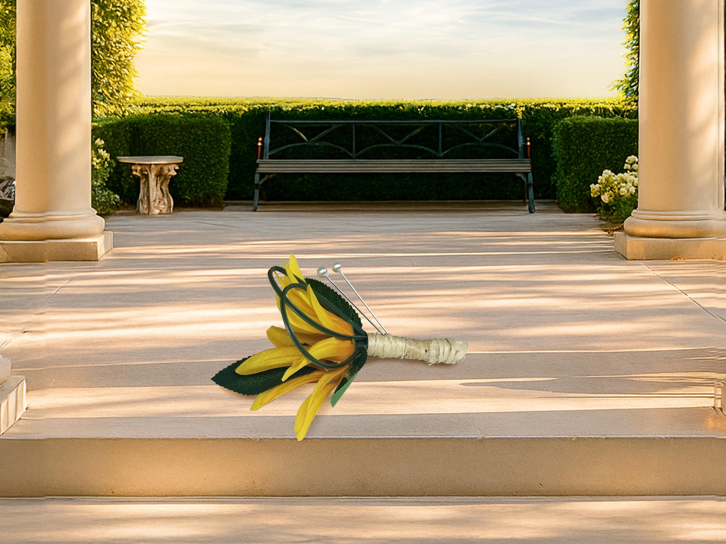 Radiance Galore Groomsman Boutonniere