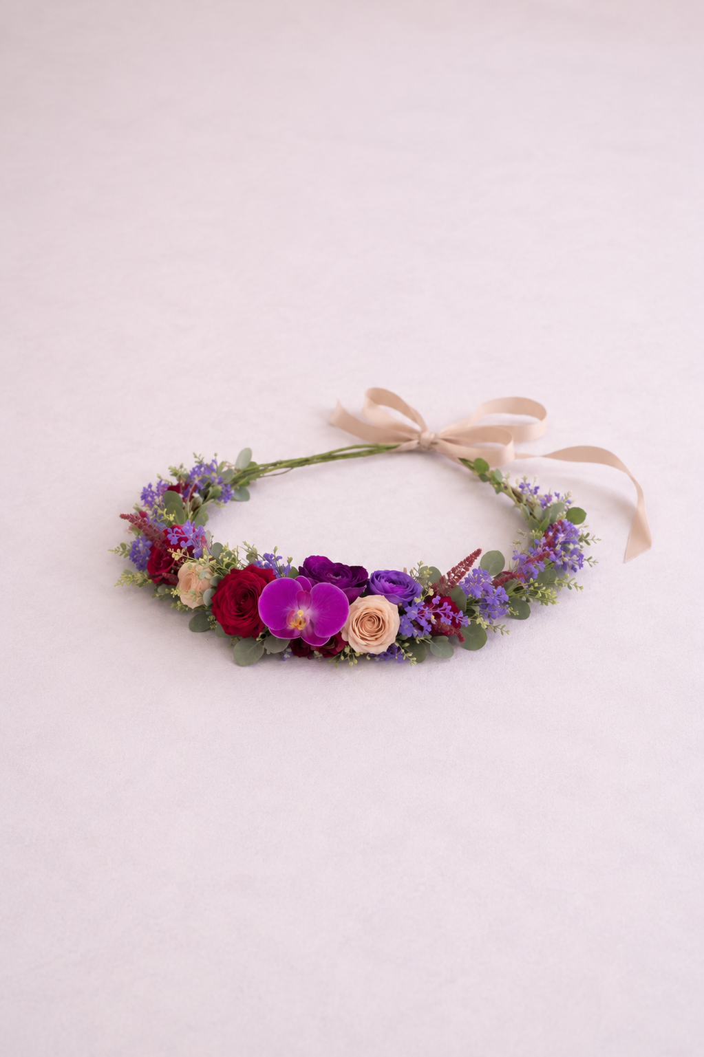 The Jewel Tones Flower Crown