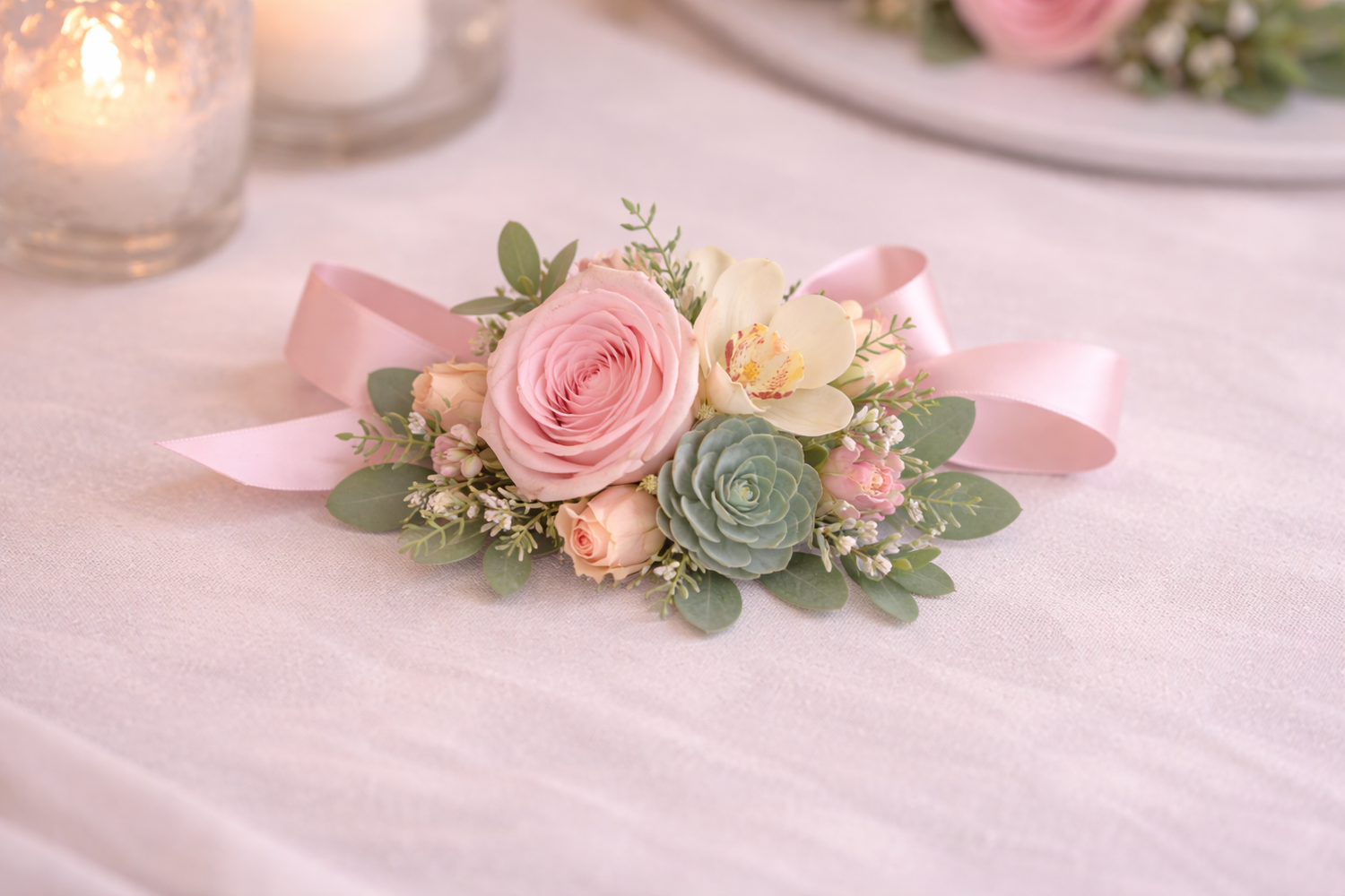 Pretty in Pastel corsage