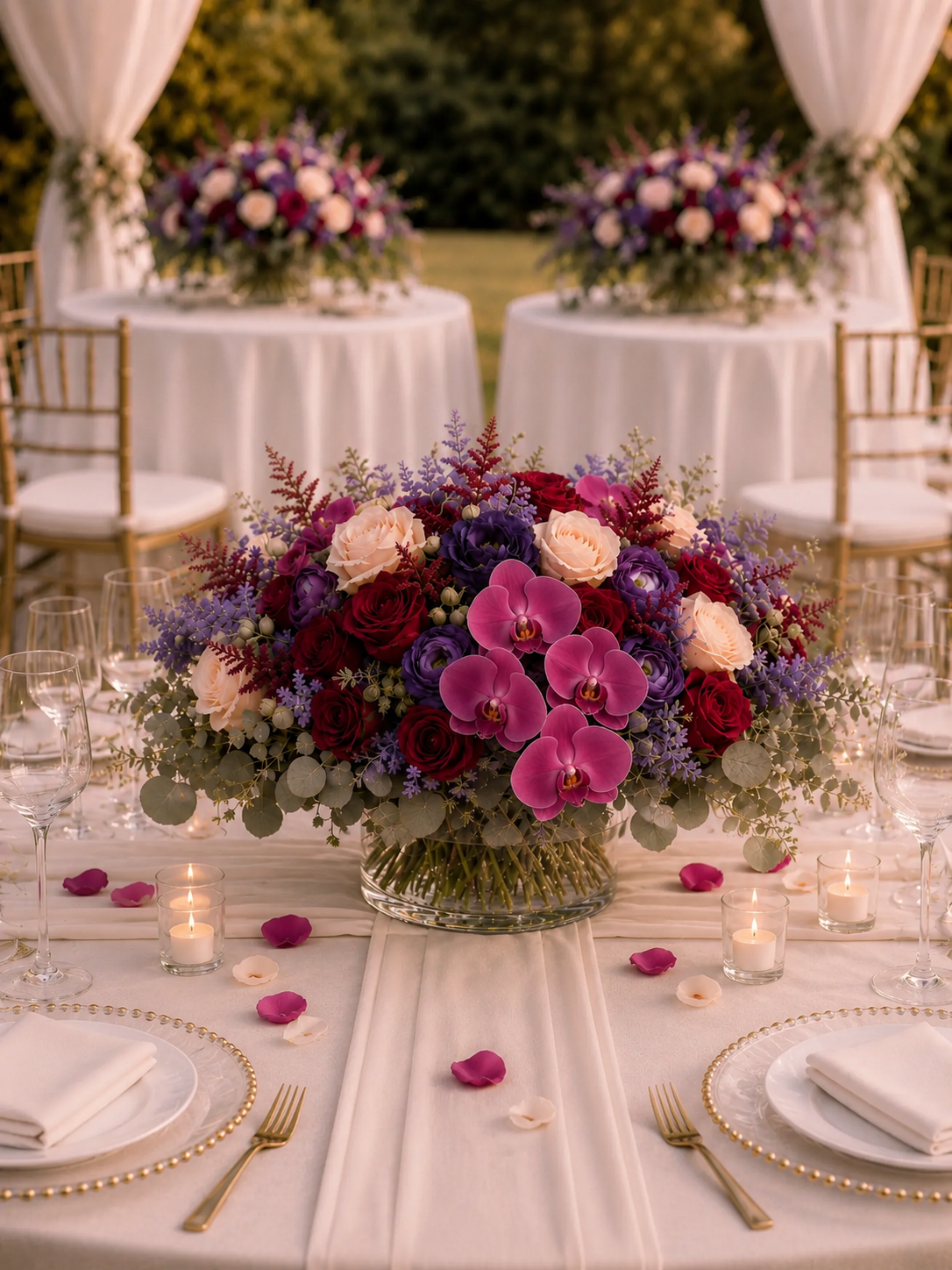 The Jewel Tone Centerpiece