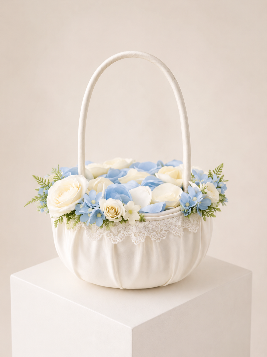 Sea Breeze Flower Girl's Basket of Petals