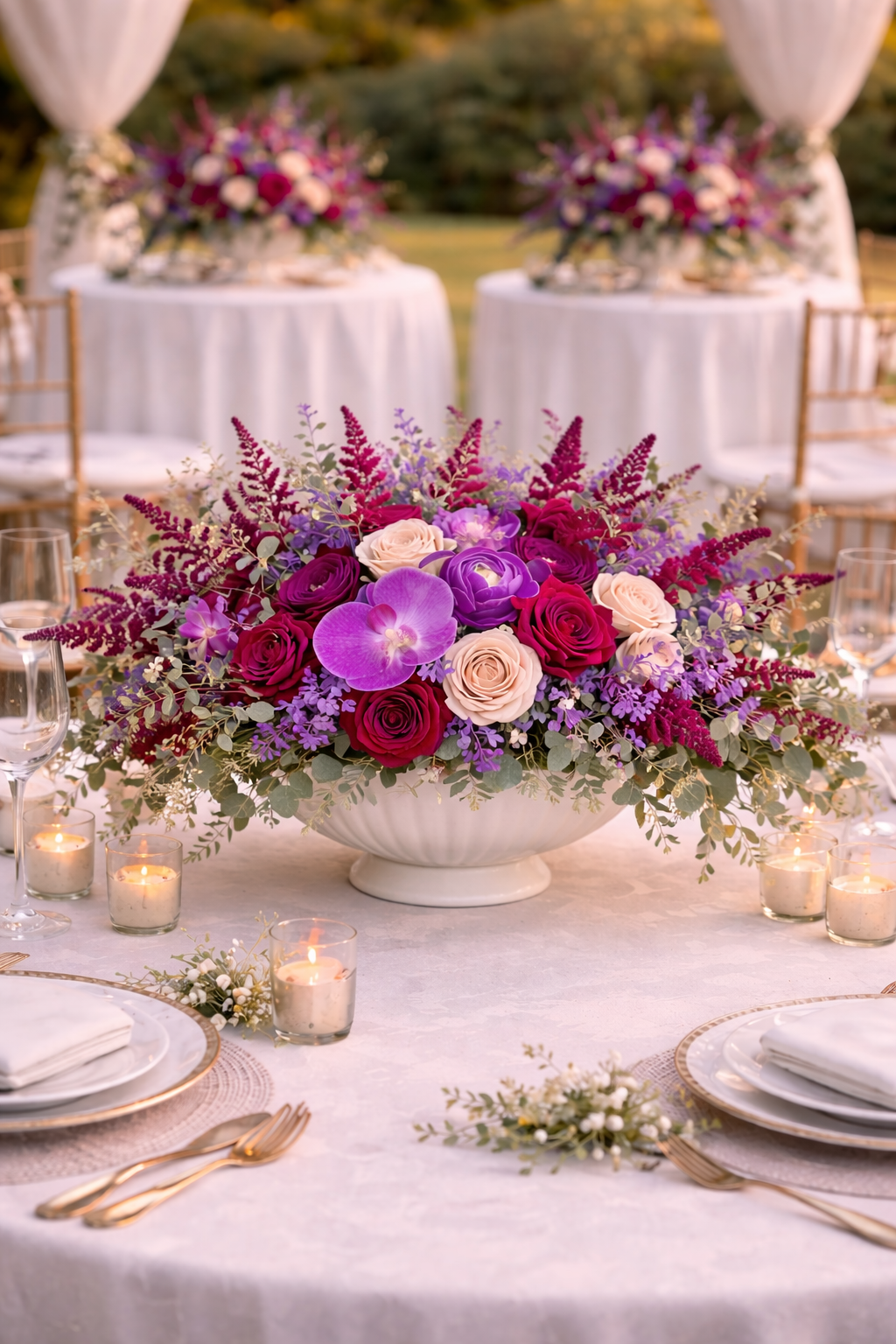 The Jewel Tone Centerpiece