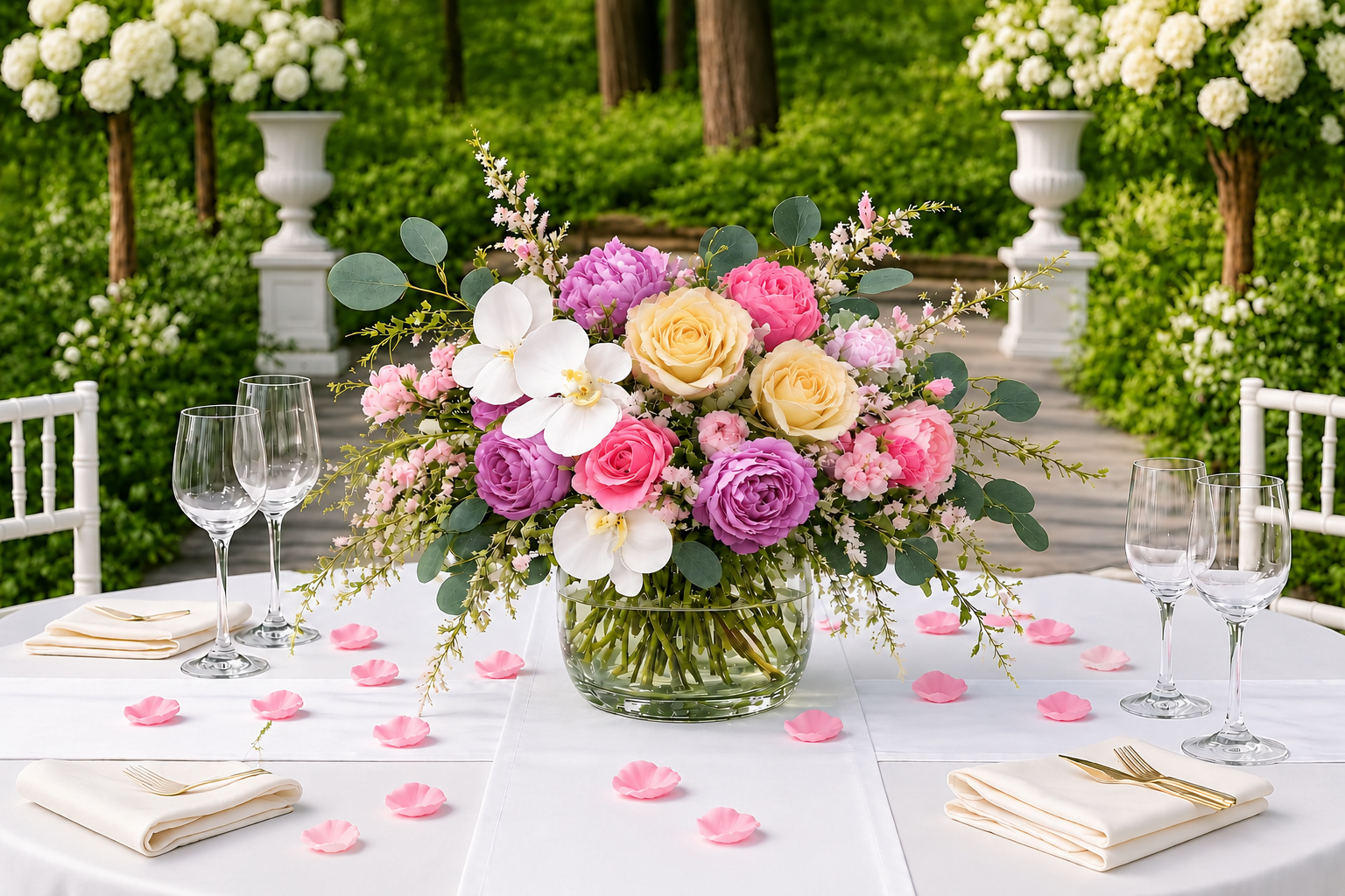 Pinky  Paradise Centerpiece