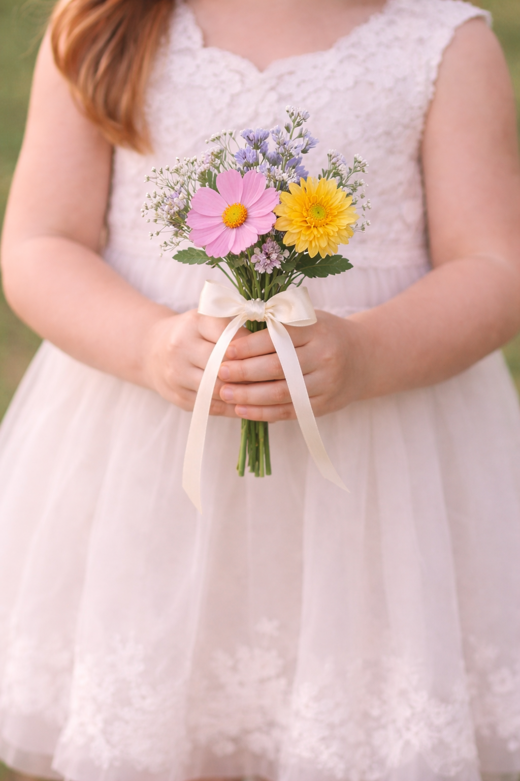 Pastel Petal Garden Flower Girl Bloom