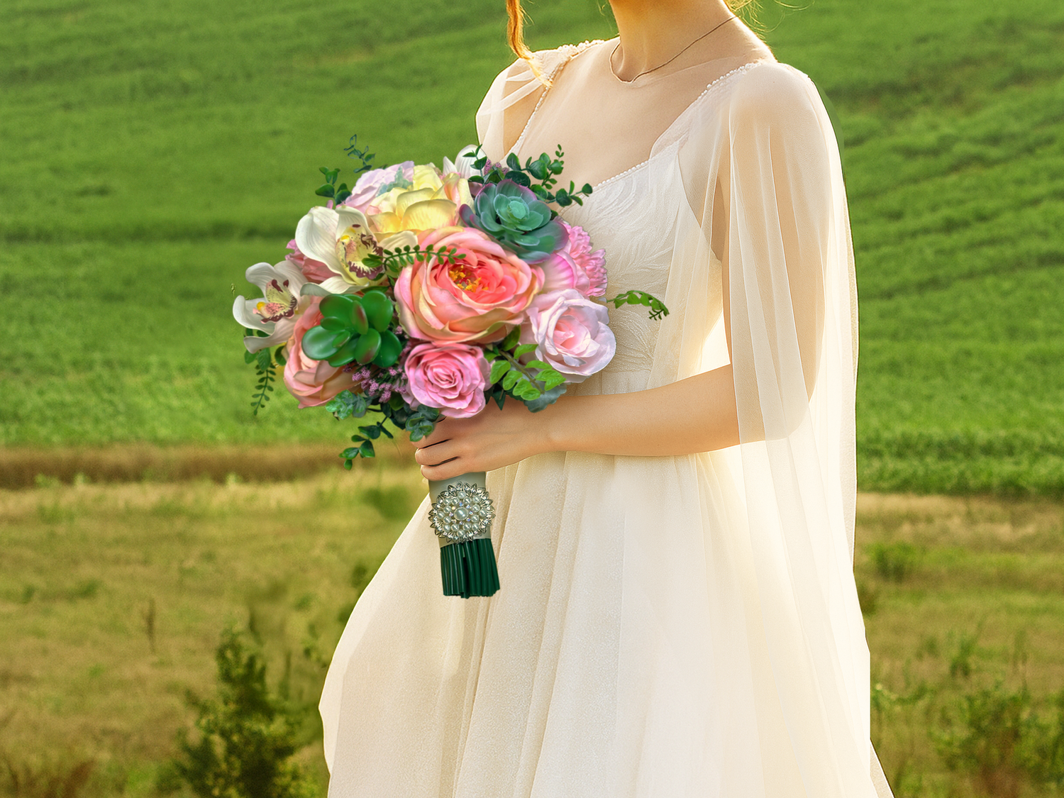 Pretty in Pastel Bridal Bouquet