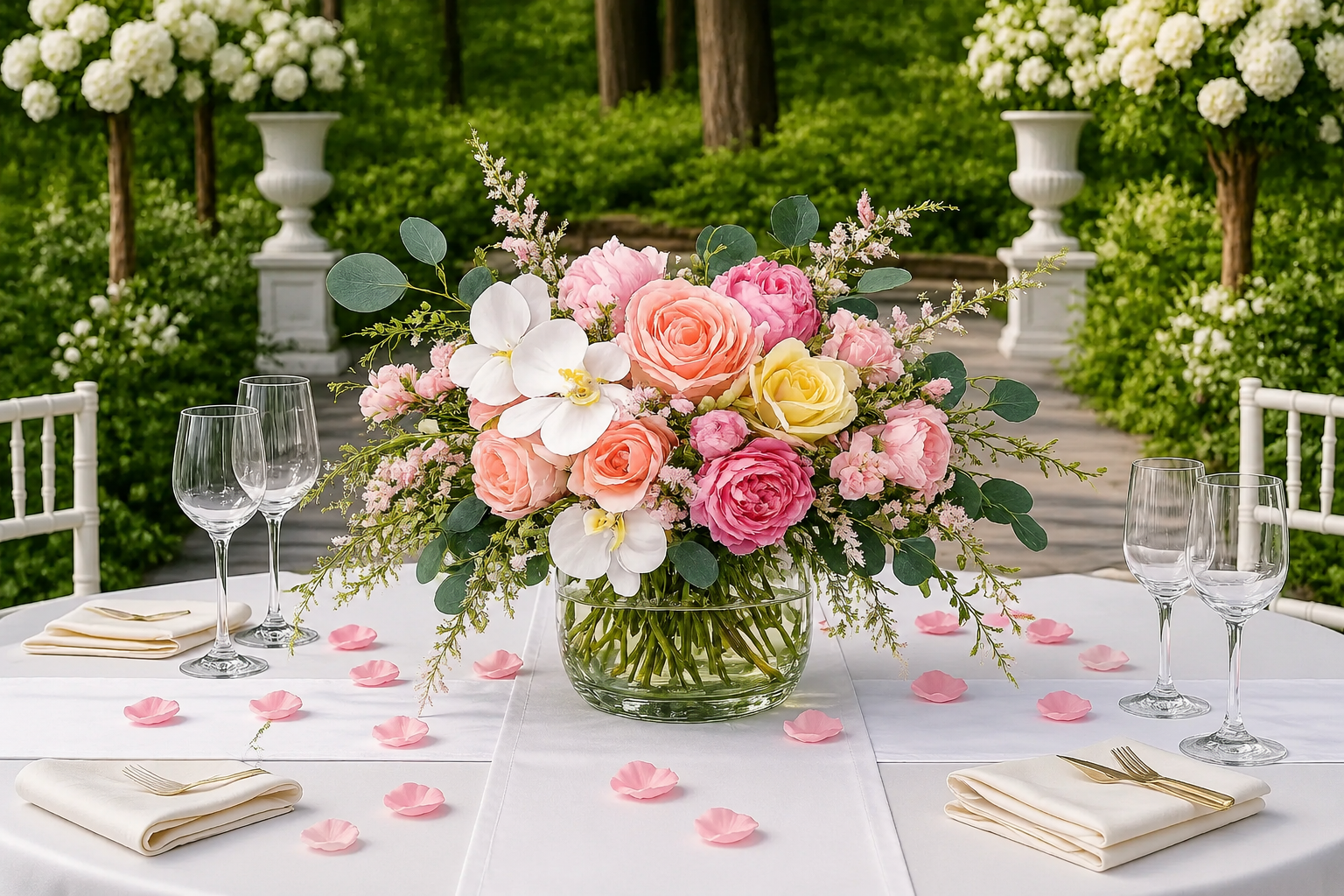 Pinky  Paradise Centerpiece