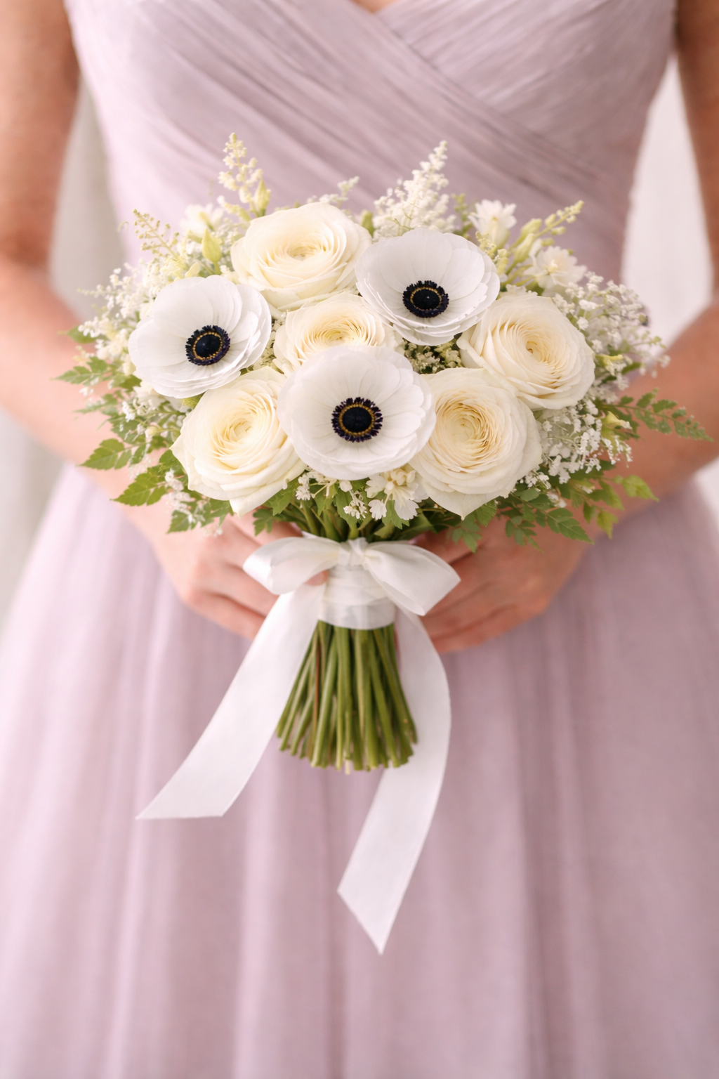 Ivory Luxe Bridesmaid Bouquet